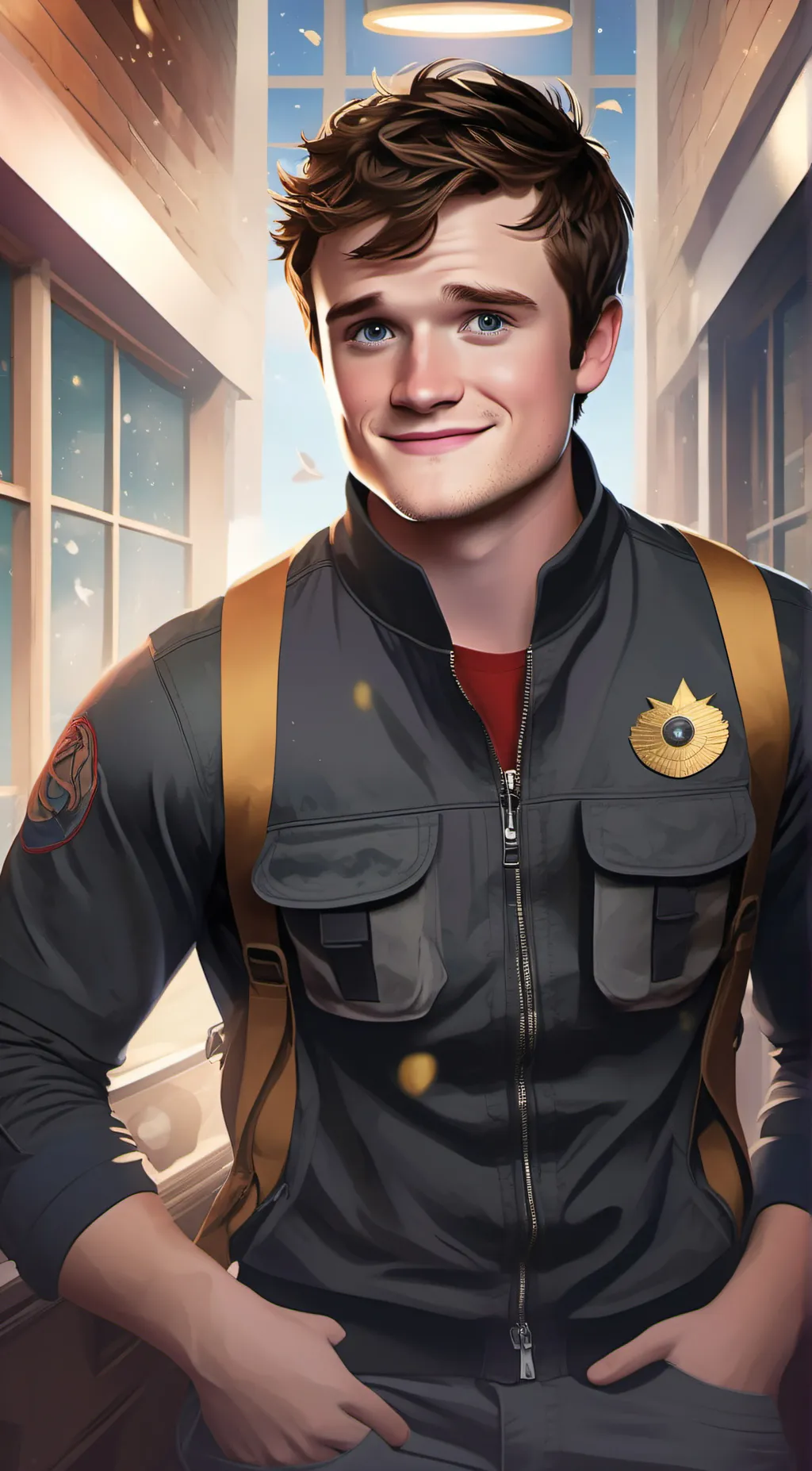 ai character: josh Hutcherson background