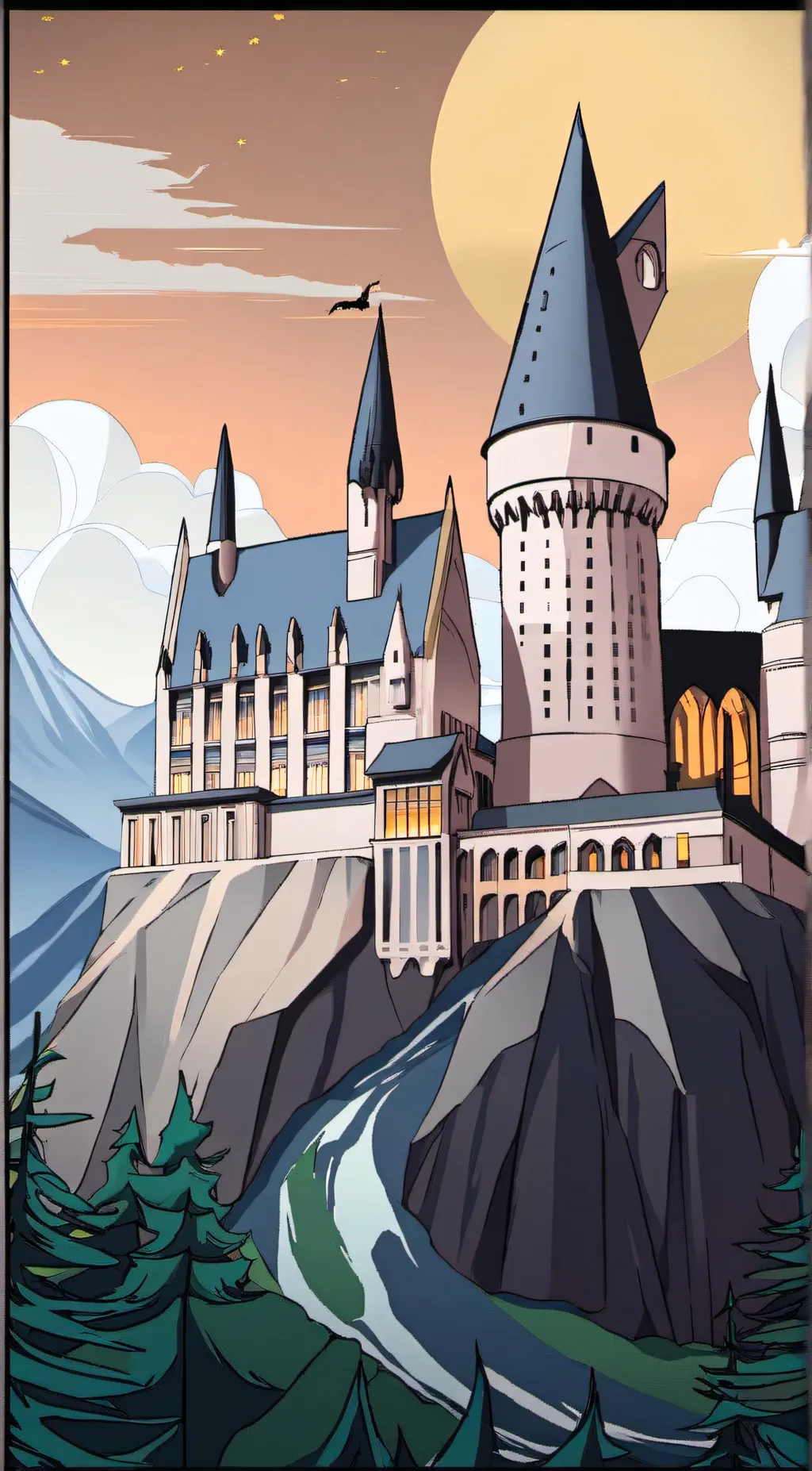 ai character: Harry Potter group background