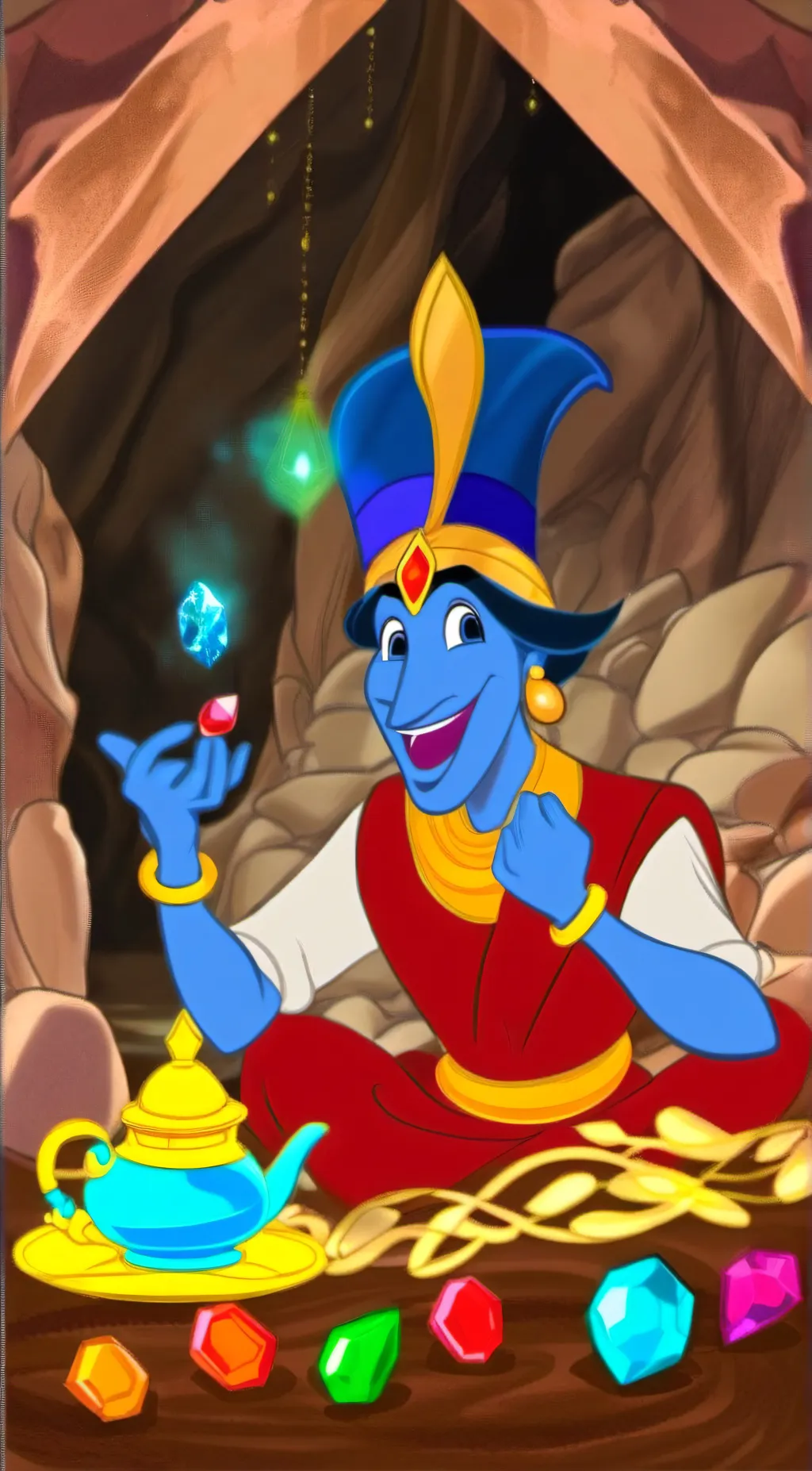 ai character: genie background