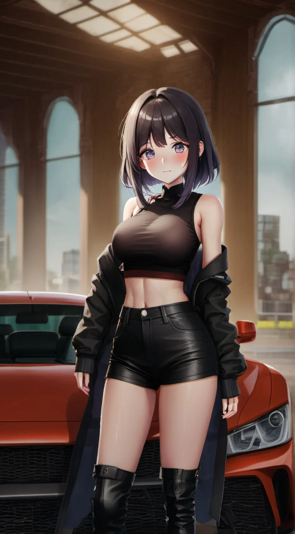 ai character: Amelia kawaiichan background