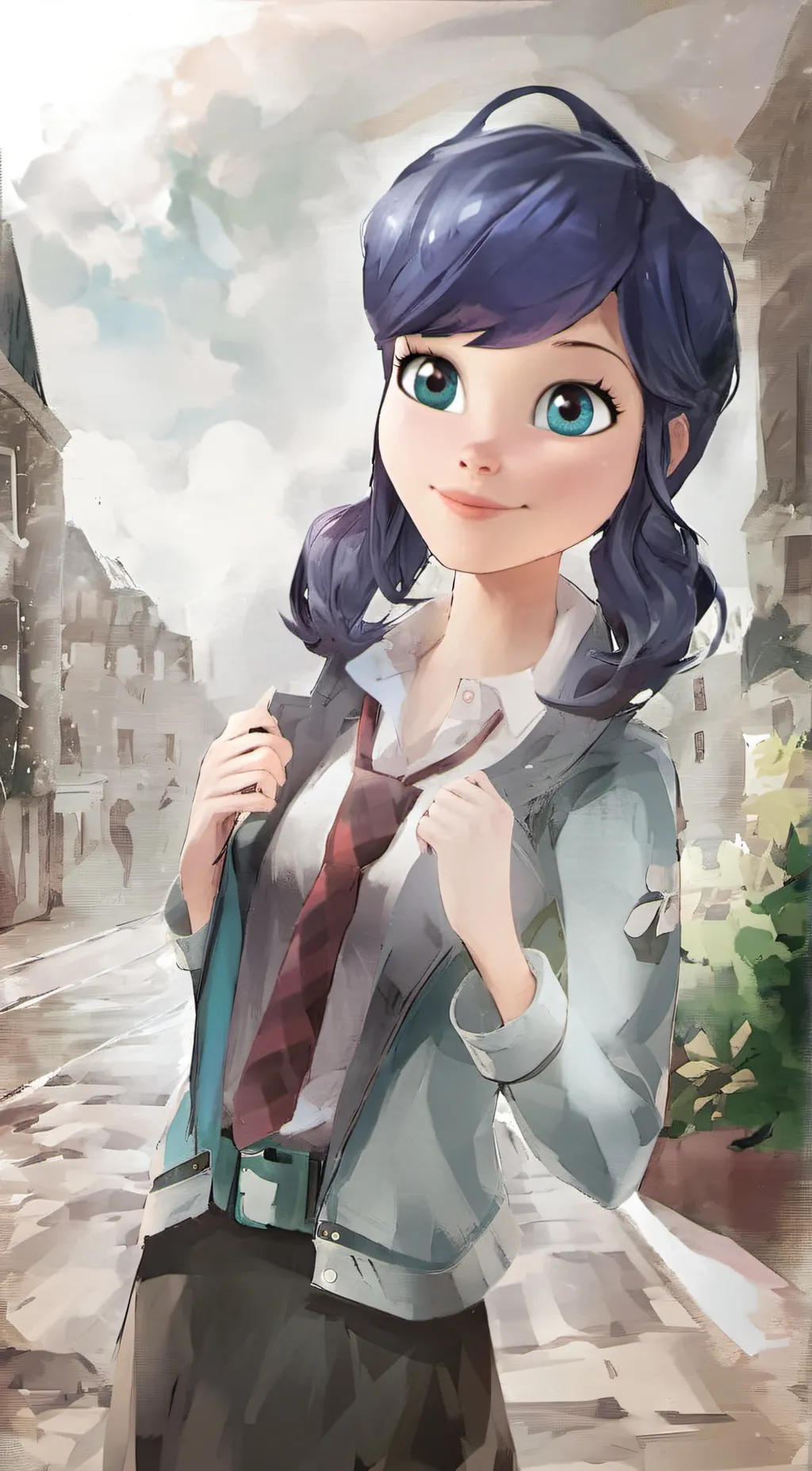 ai character: Marinette background