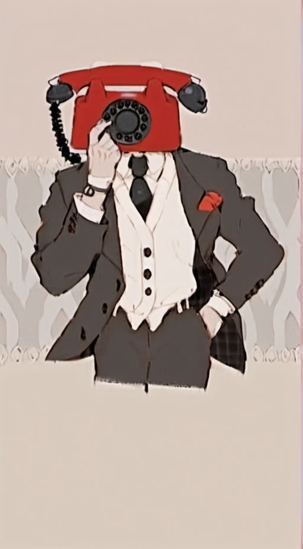ai character: Phone Guy/Fnaf background