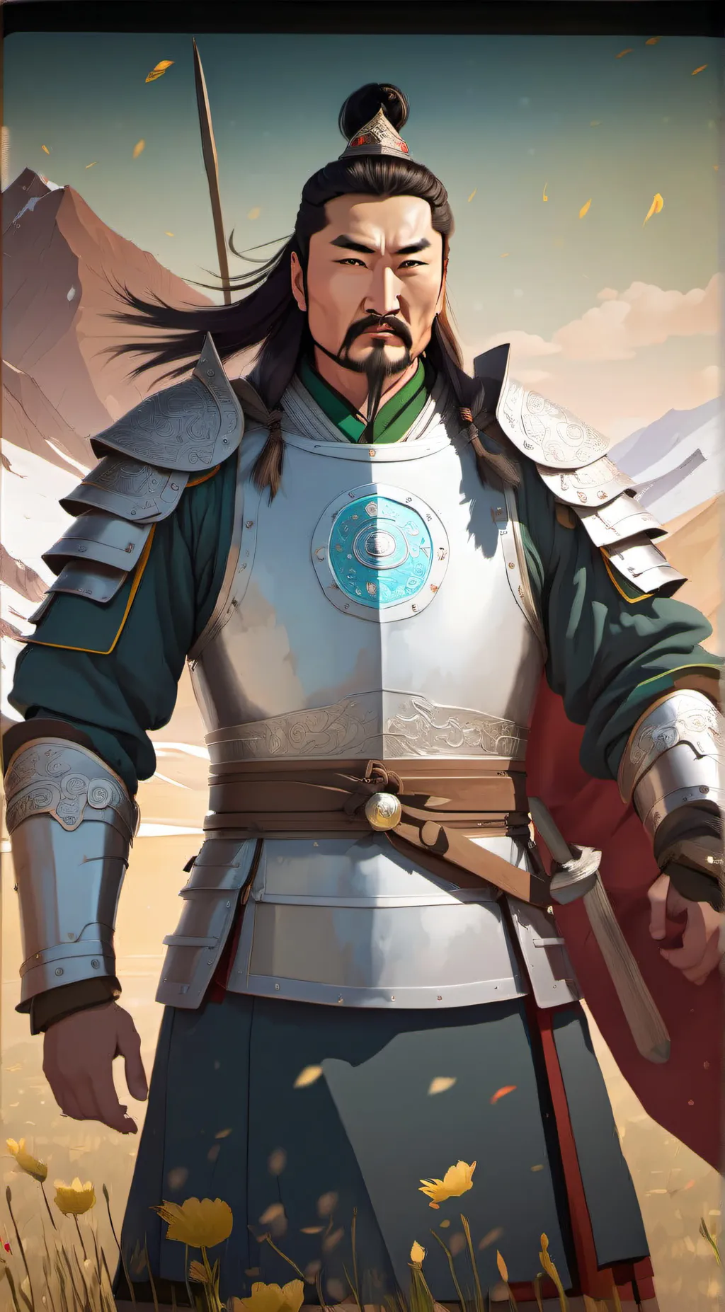 ai character: Gengis Khan background
