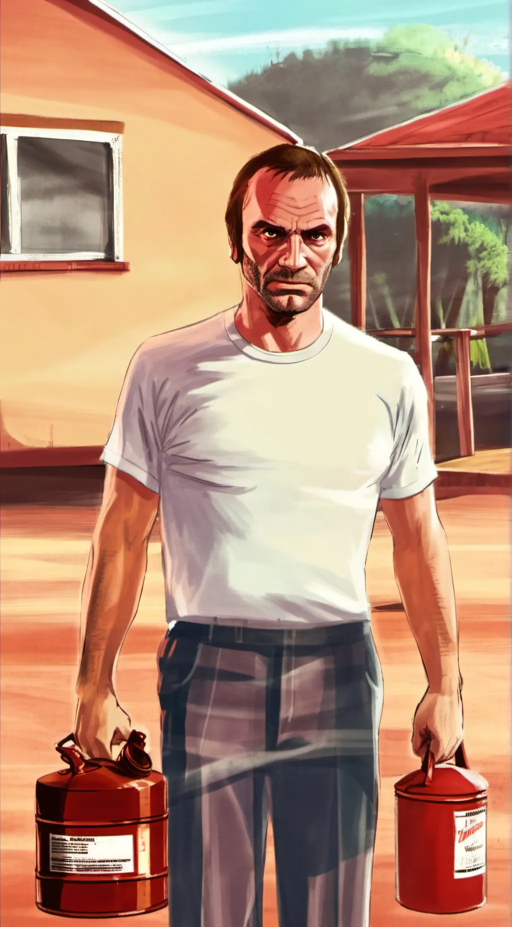 ai character: Trevor Phillips background