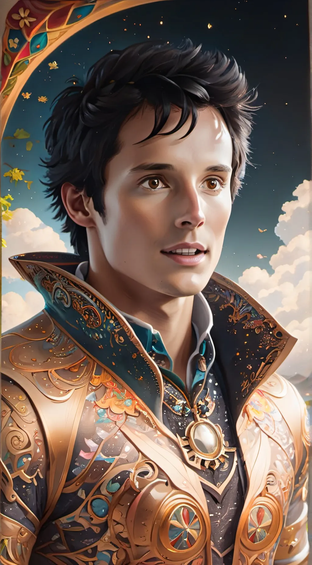 ai character: Julien  background