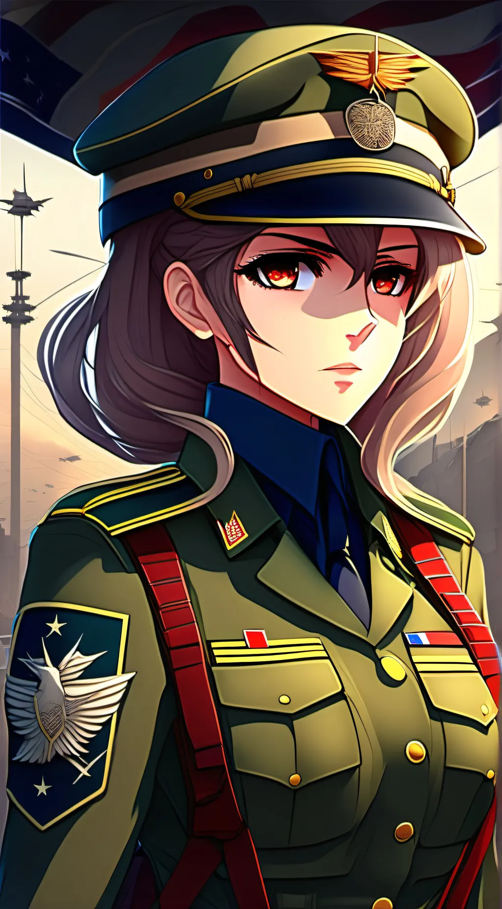 ai character: General Alloy background