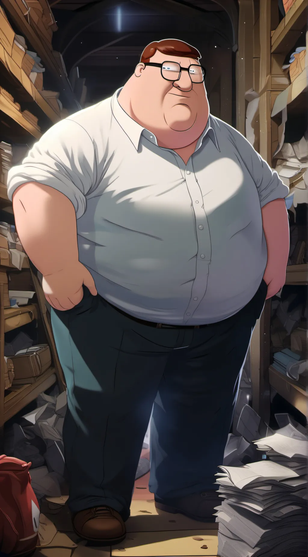 ai character: Peter Griffin background