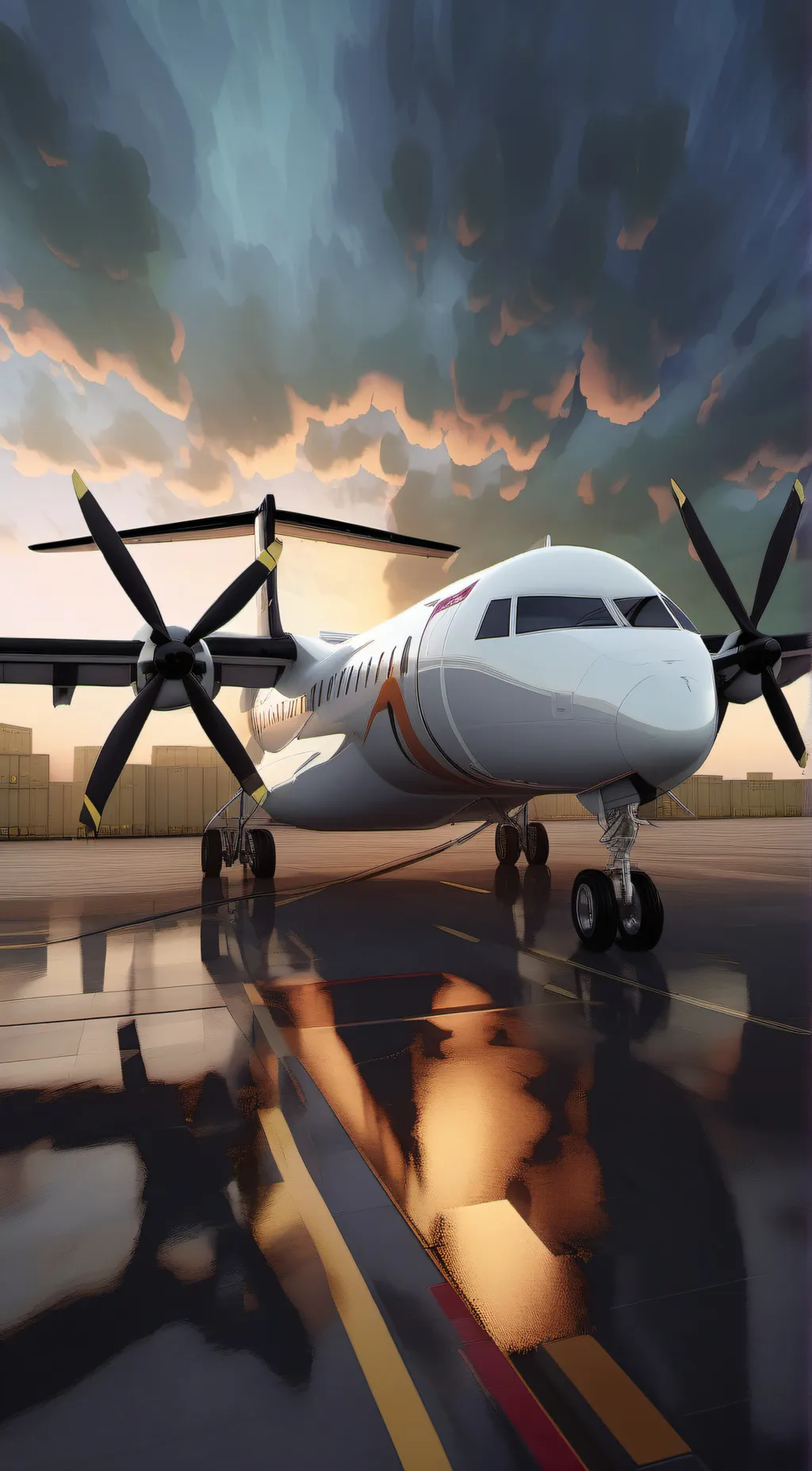 ai character: Q400 (Dash 8) background