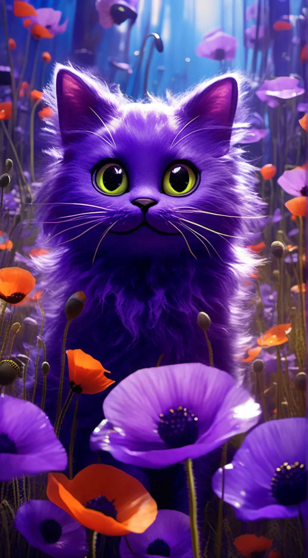 ai character: Smiling Critters background