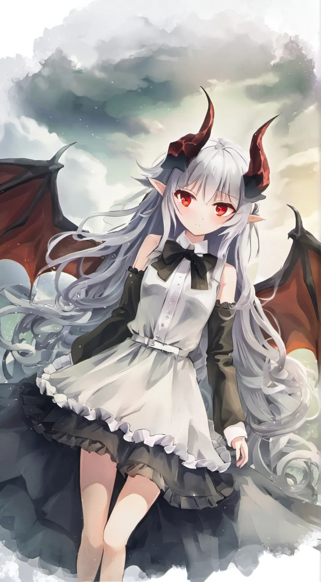 ai character: Amber background