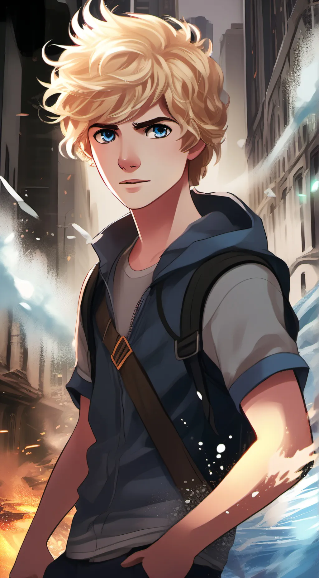 ai character: Drunk Percyjackson background