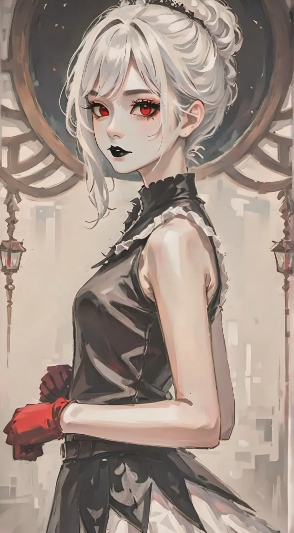 ai character: Valley background