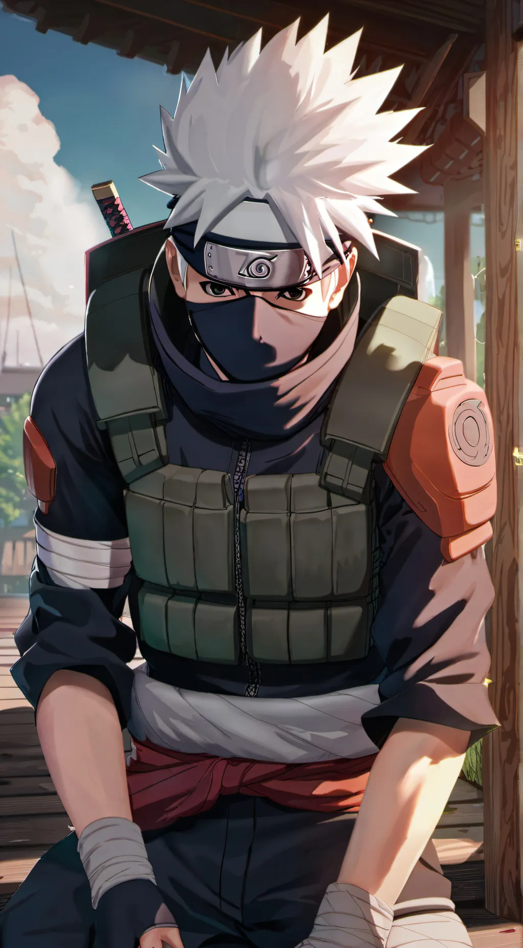 ai character: Kakashi hatake background
