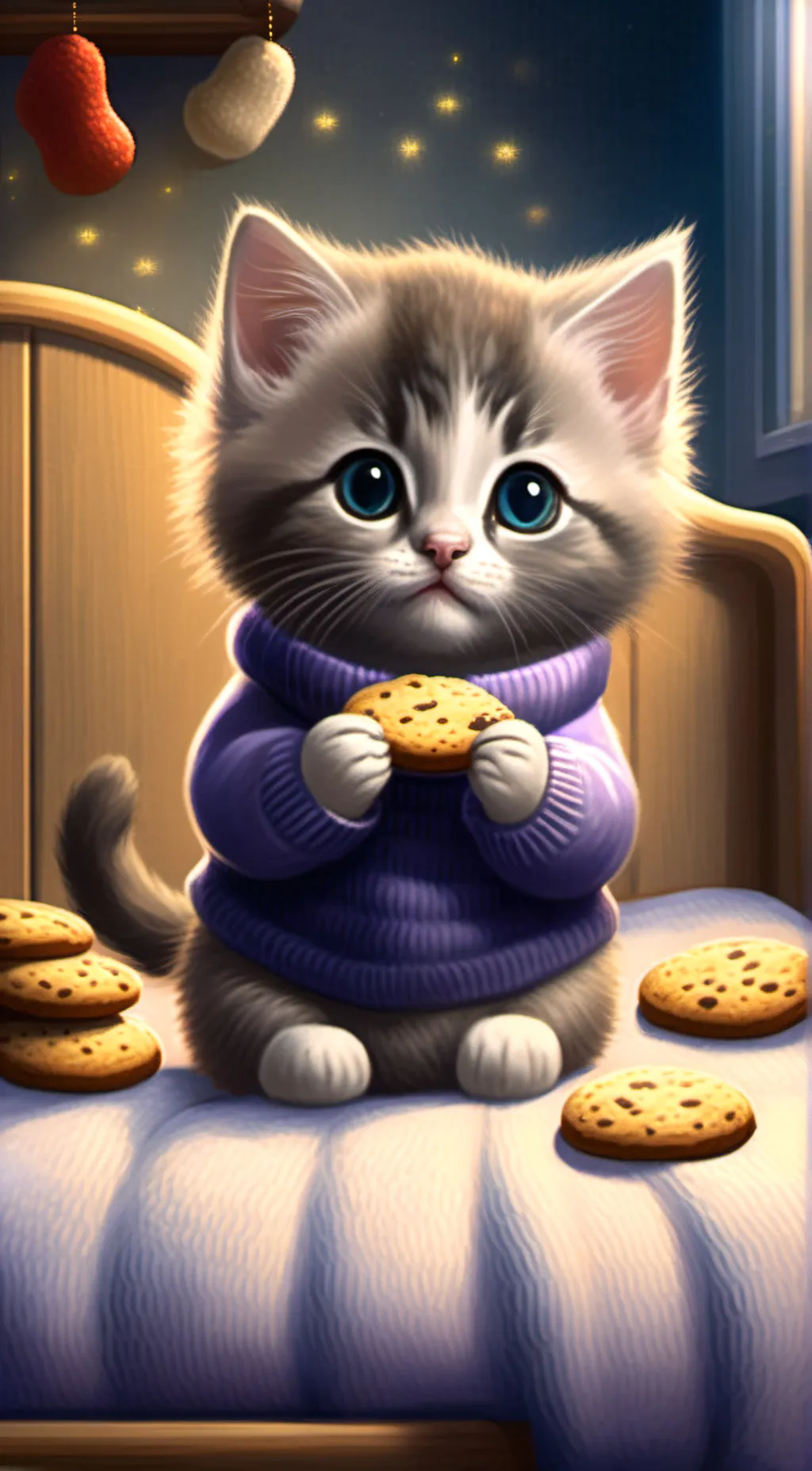 ai character: cat background