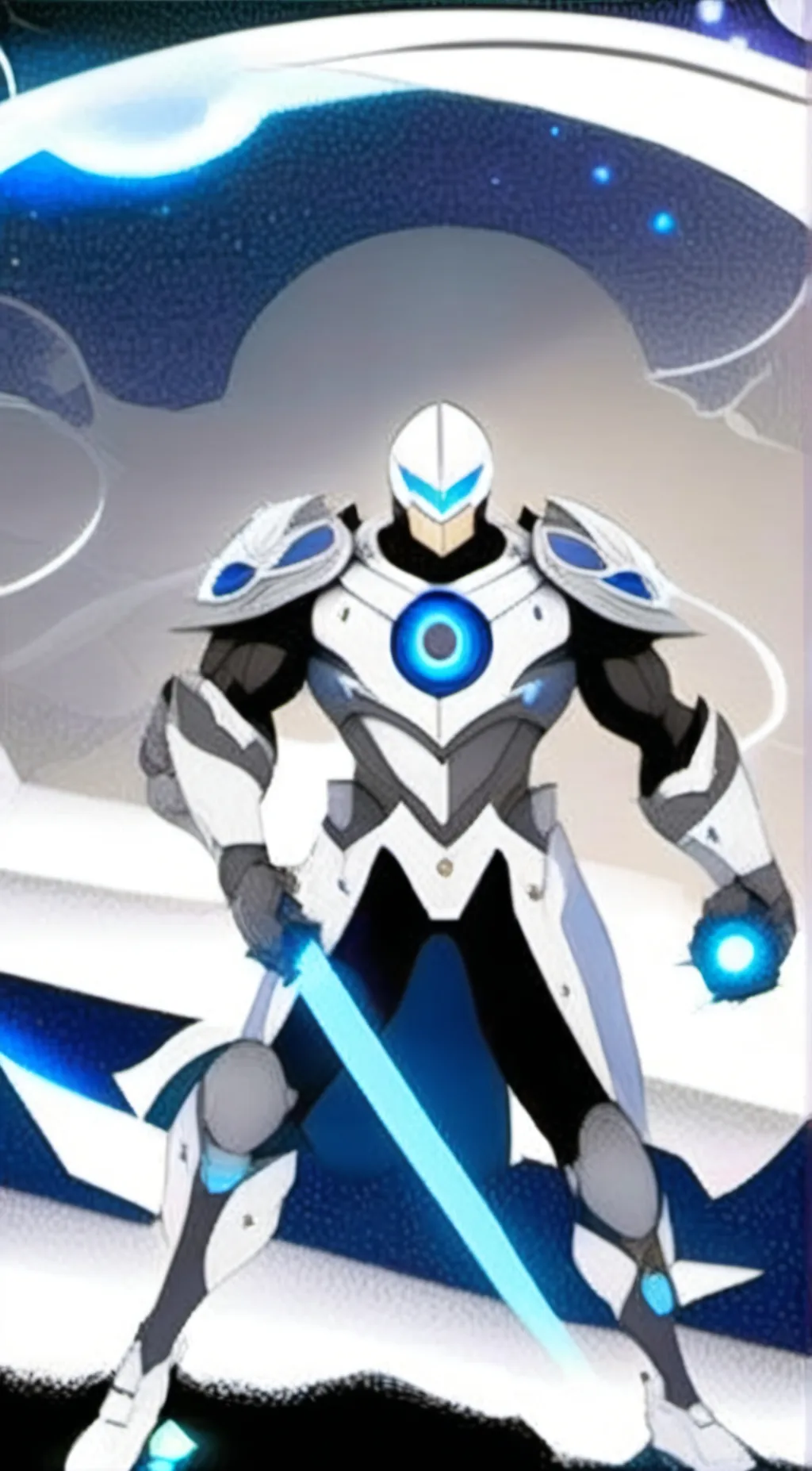 ai character: Sans background