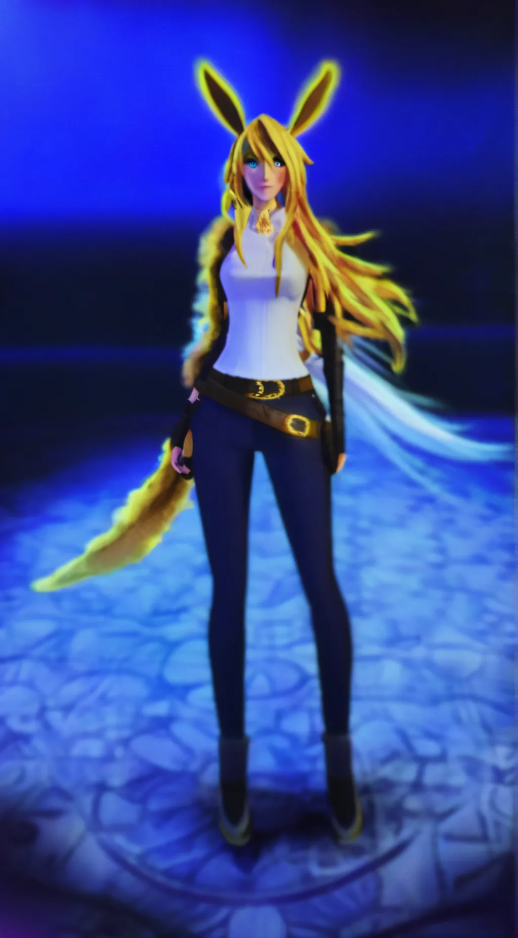 ai character: Bunny background