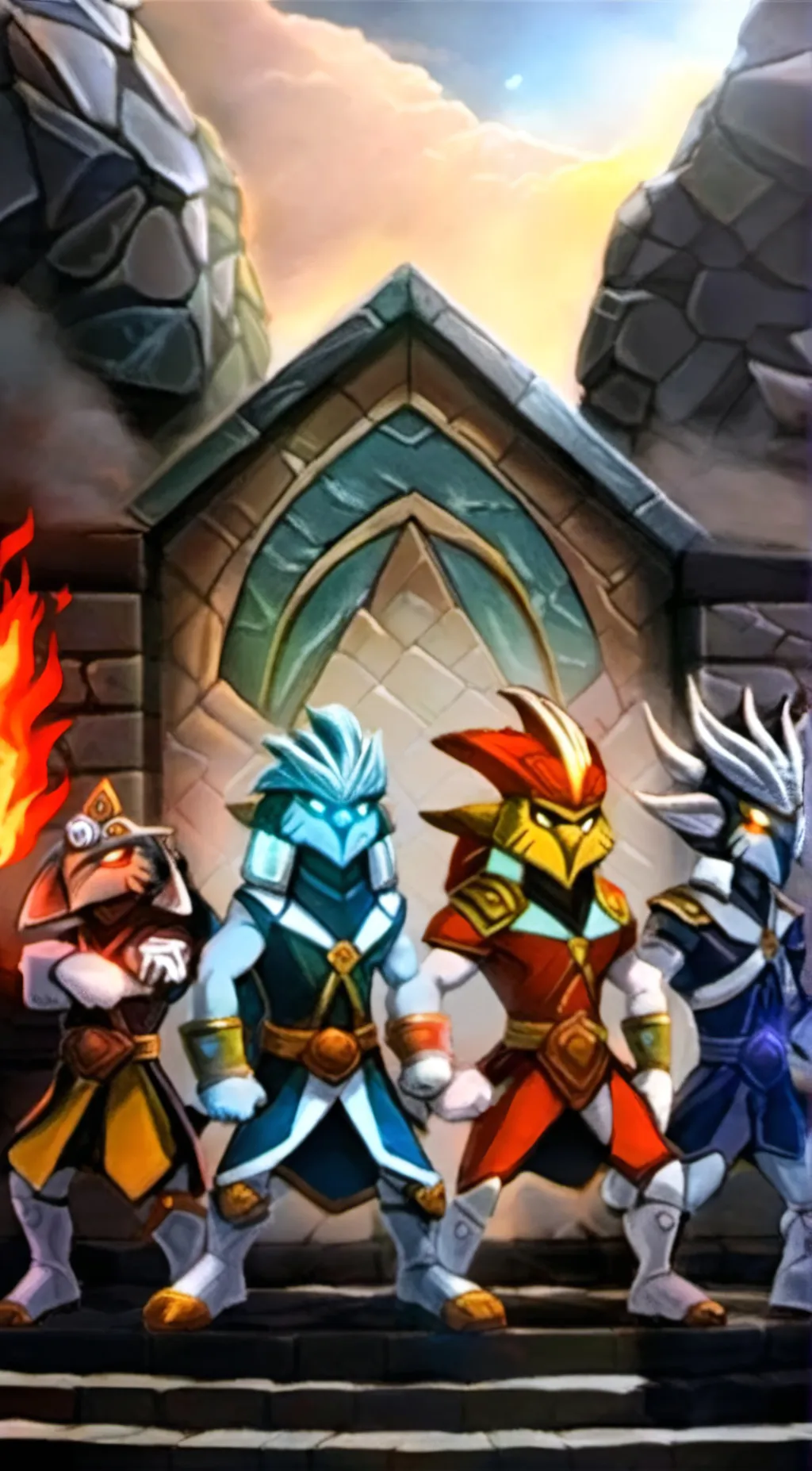 ai character: gormiti lords acad background