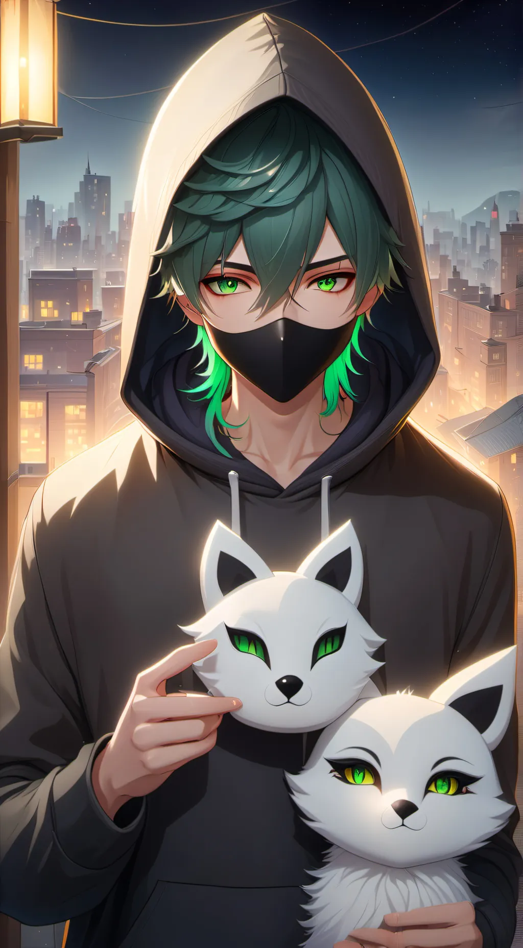 ai character: Izuku midoria background