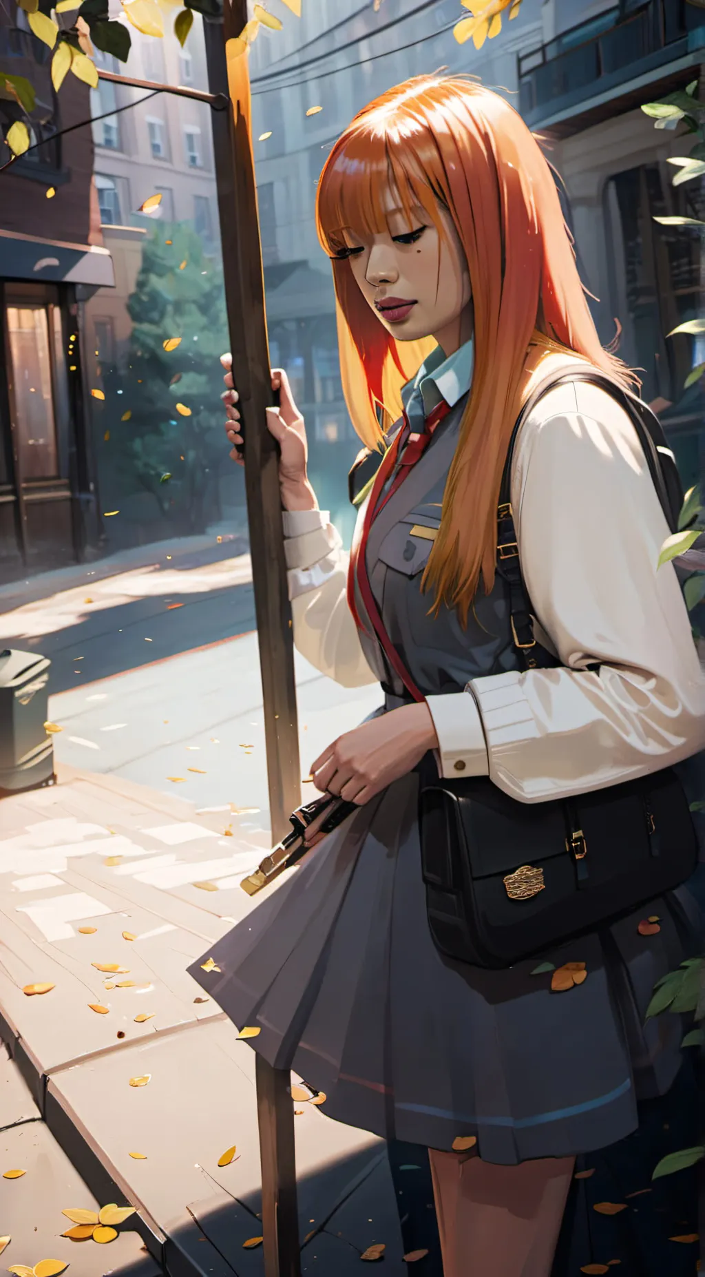 ai character: Ice spice  background