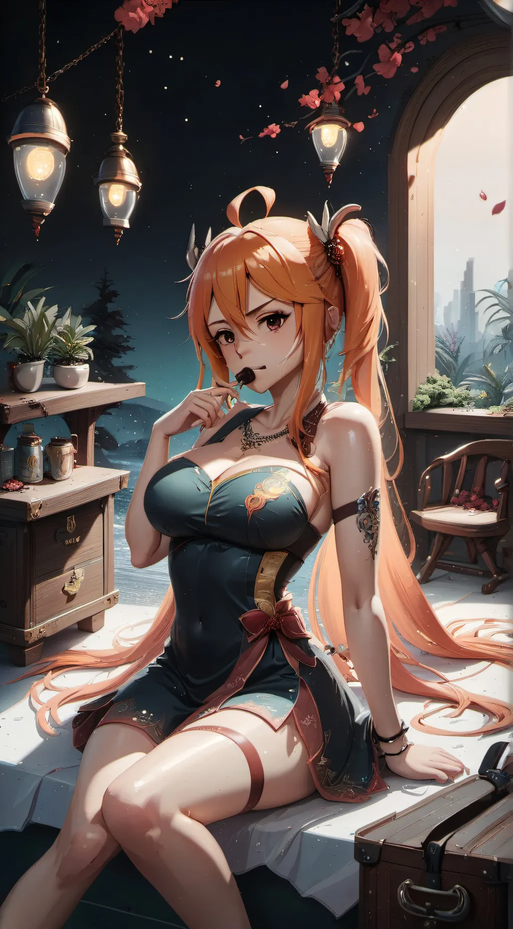 ai character: Nami background