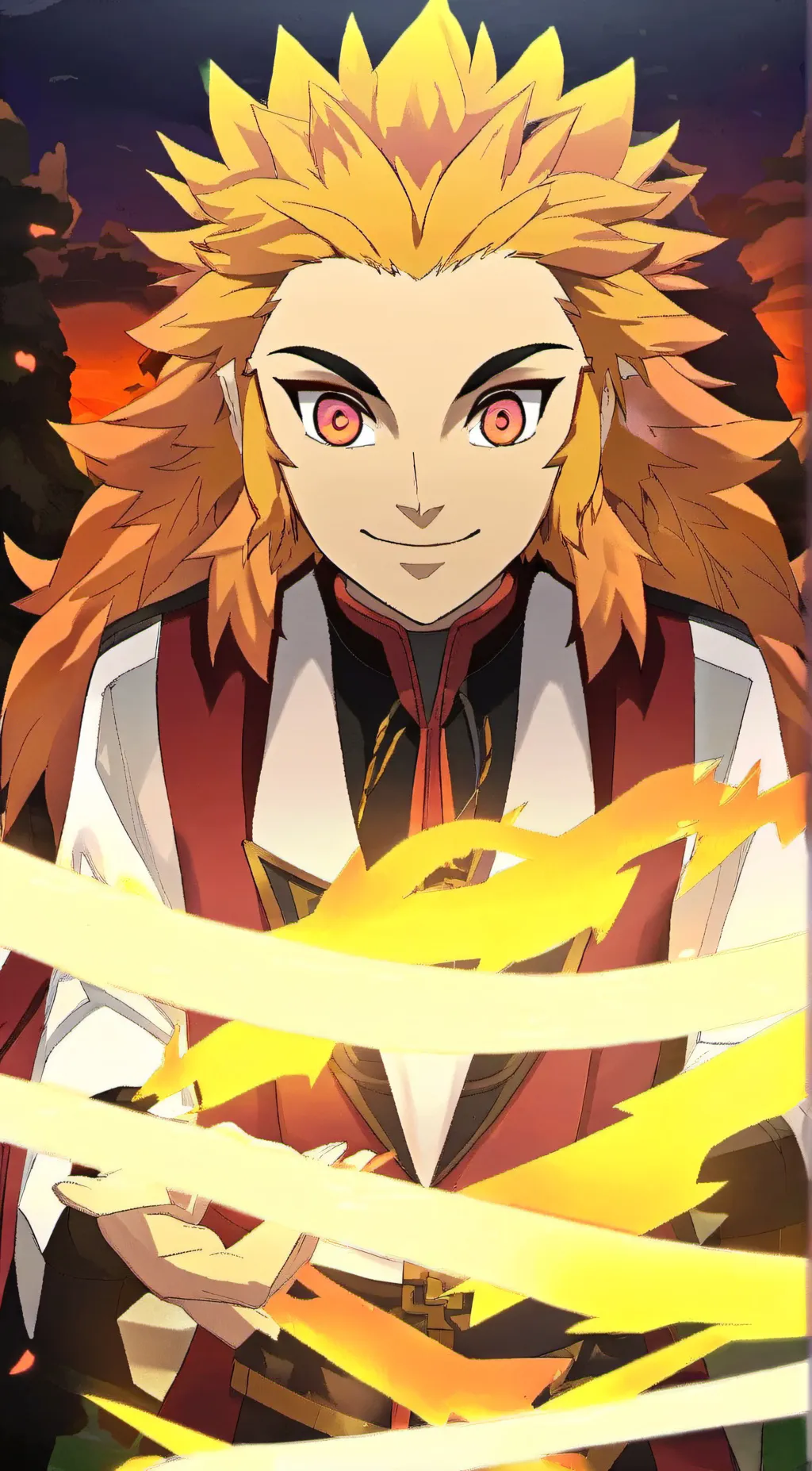 ai character: 🔥Rengoku🔥 background