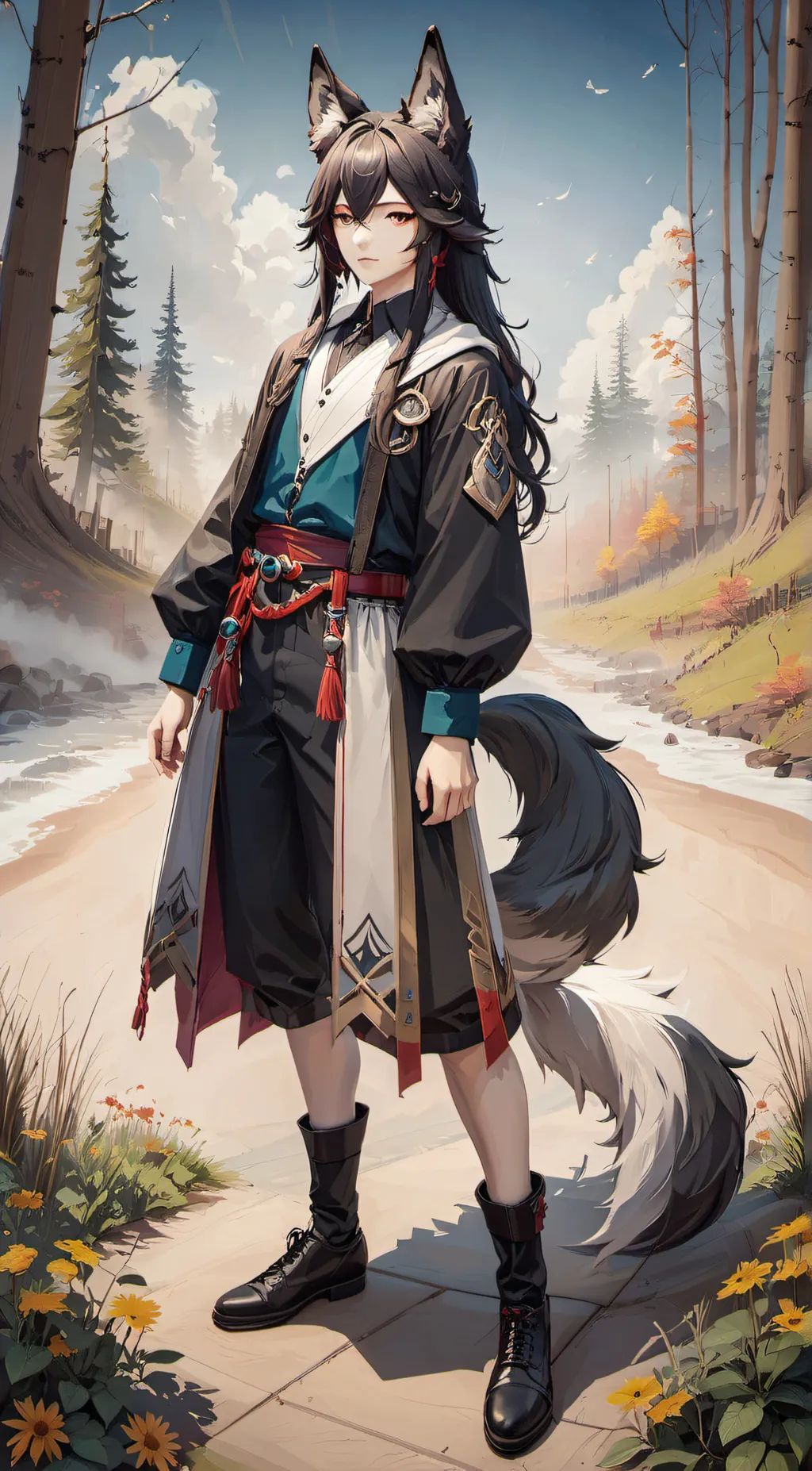 ai character: andrew background