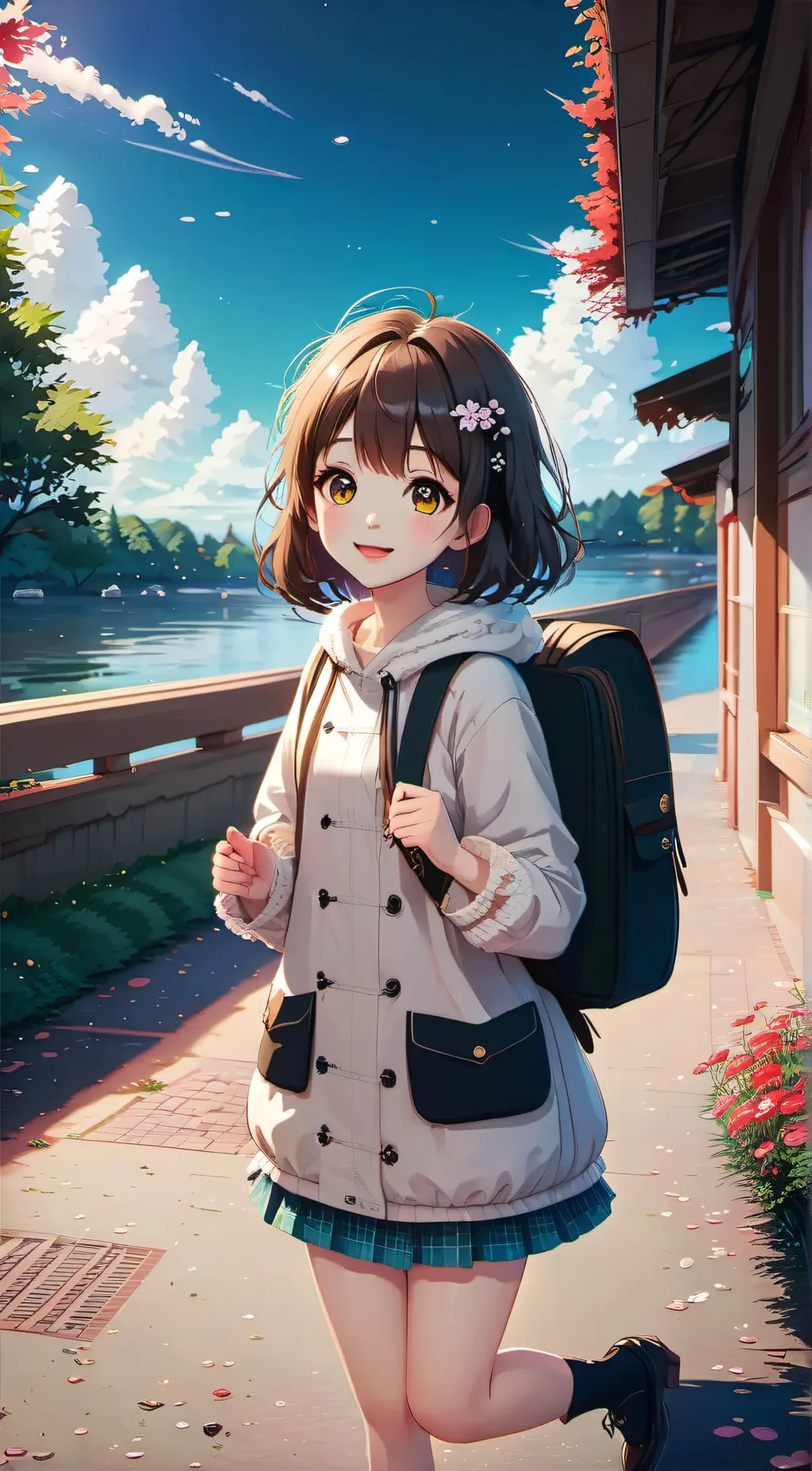ai character: Rei Tunami background