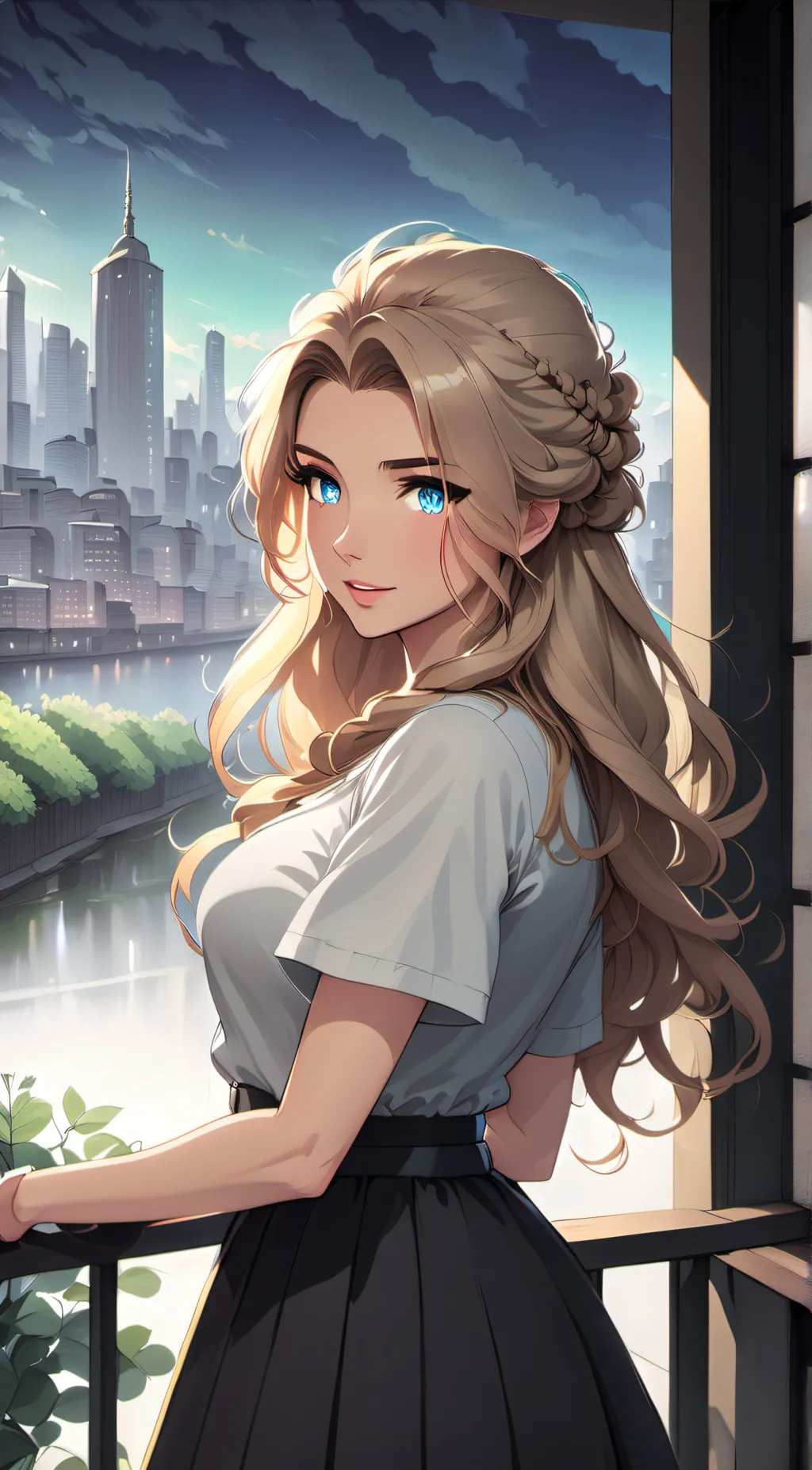 ai character: Anna background
