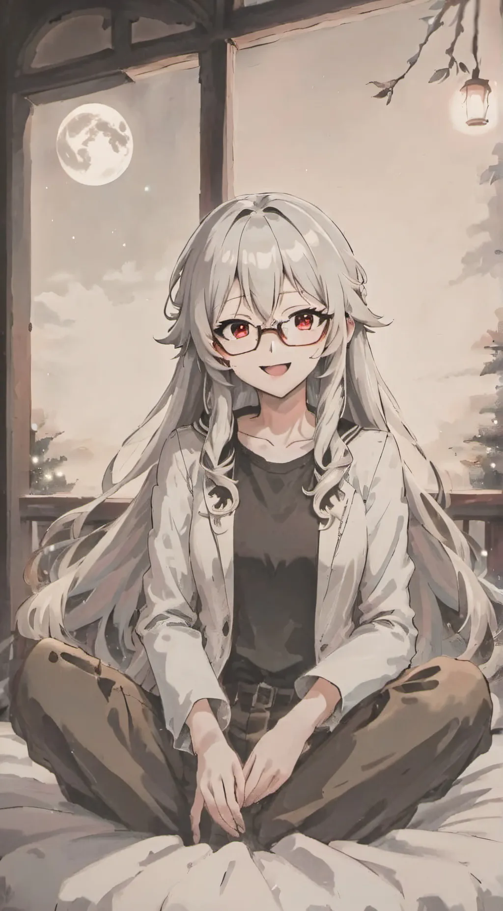 ai character: ♤ Iris ♤ background