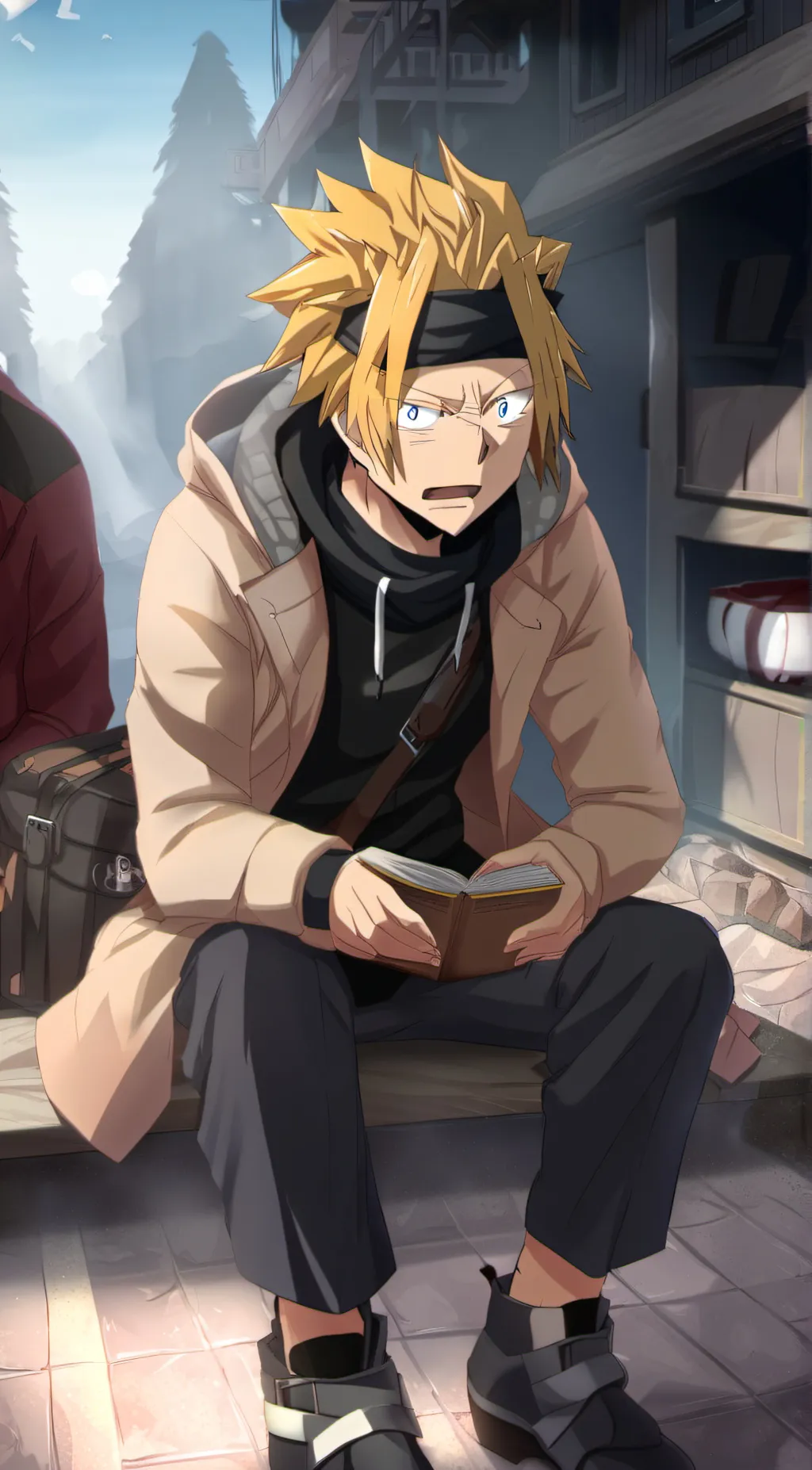 ai character: Denki Kami background