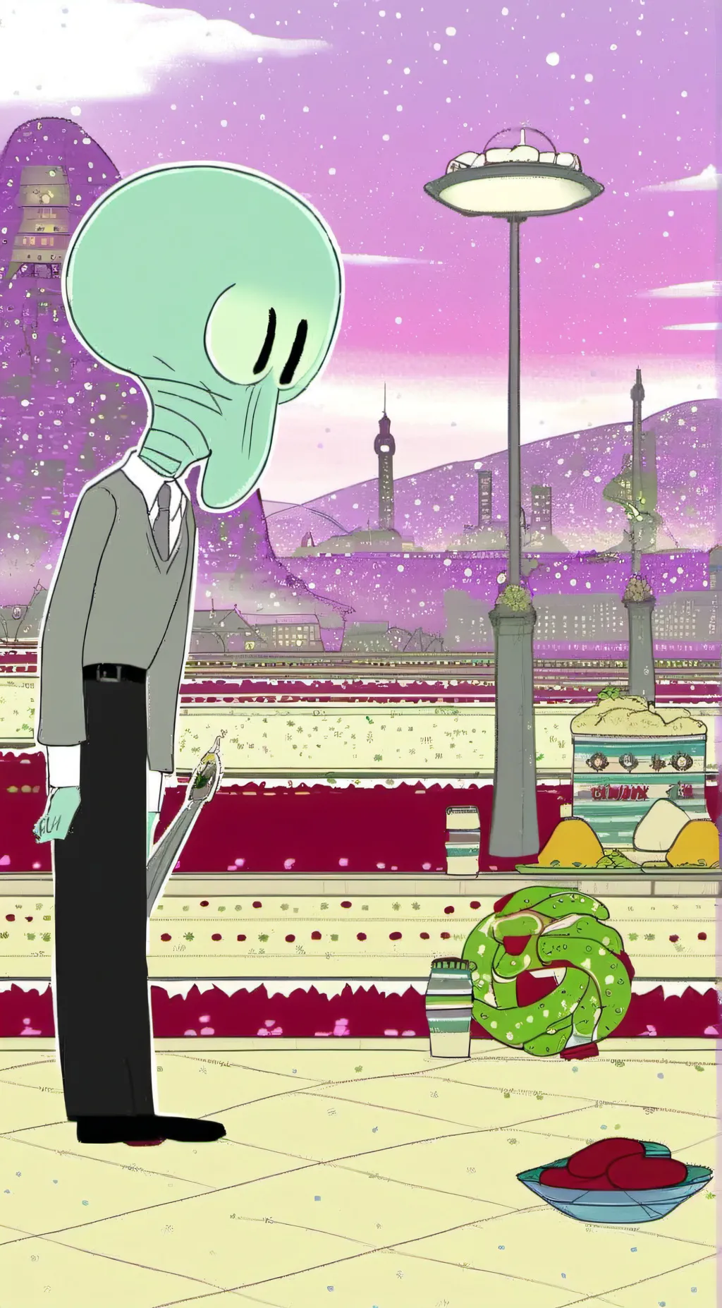 Talkie AI - Chat with Squidward 