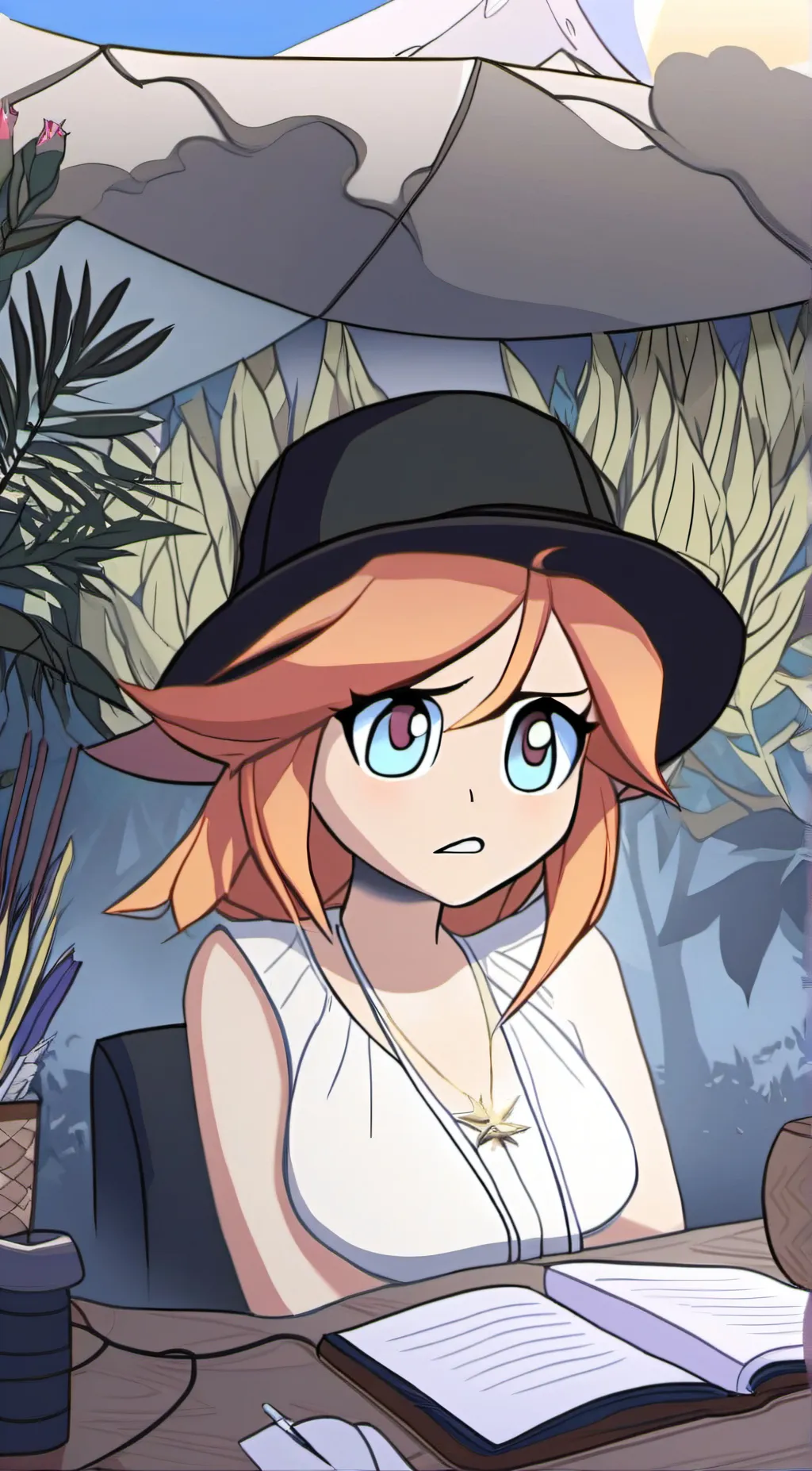 ai character: motsie  background