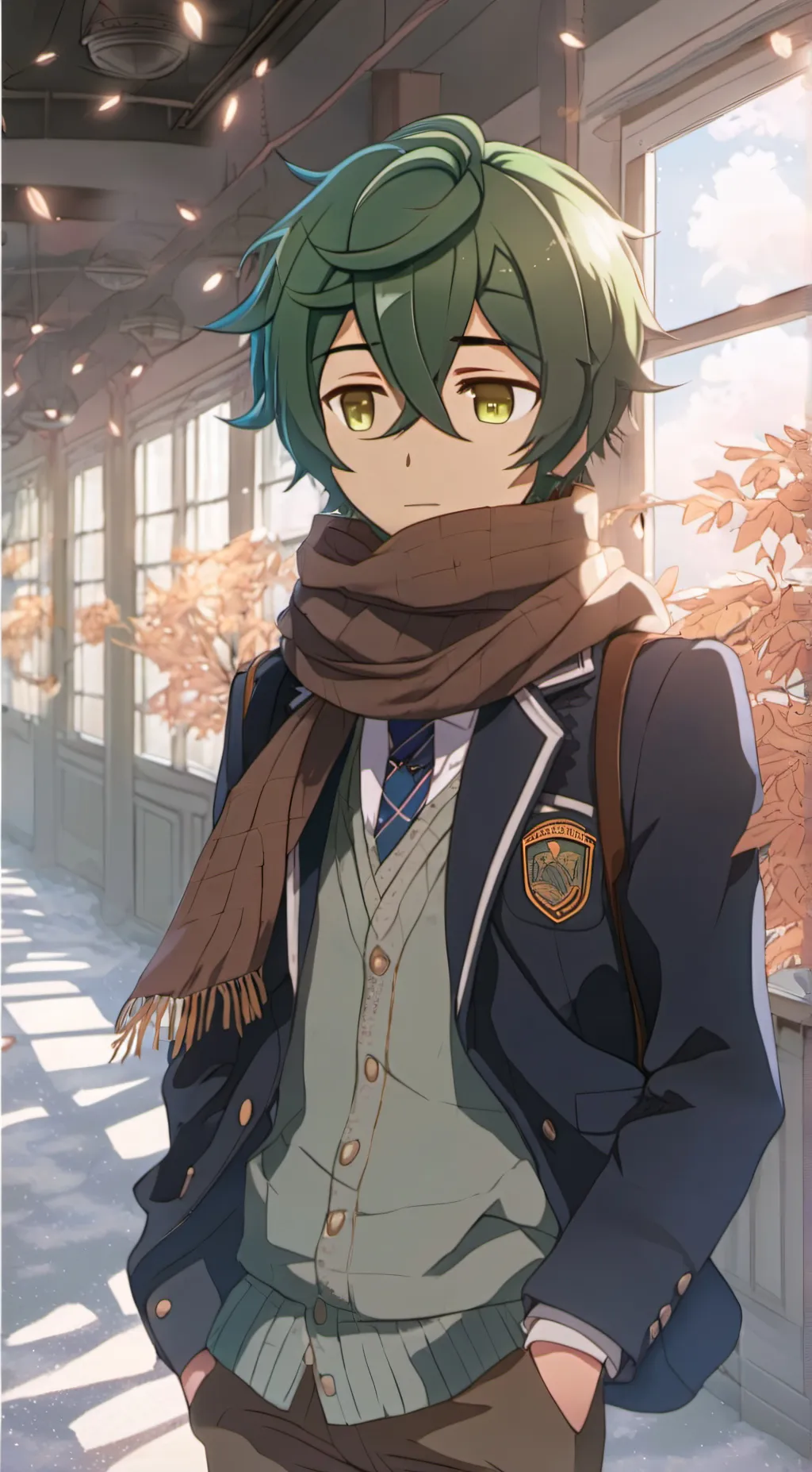 ai character: Shuu Iura background