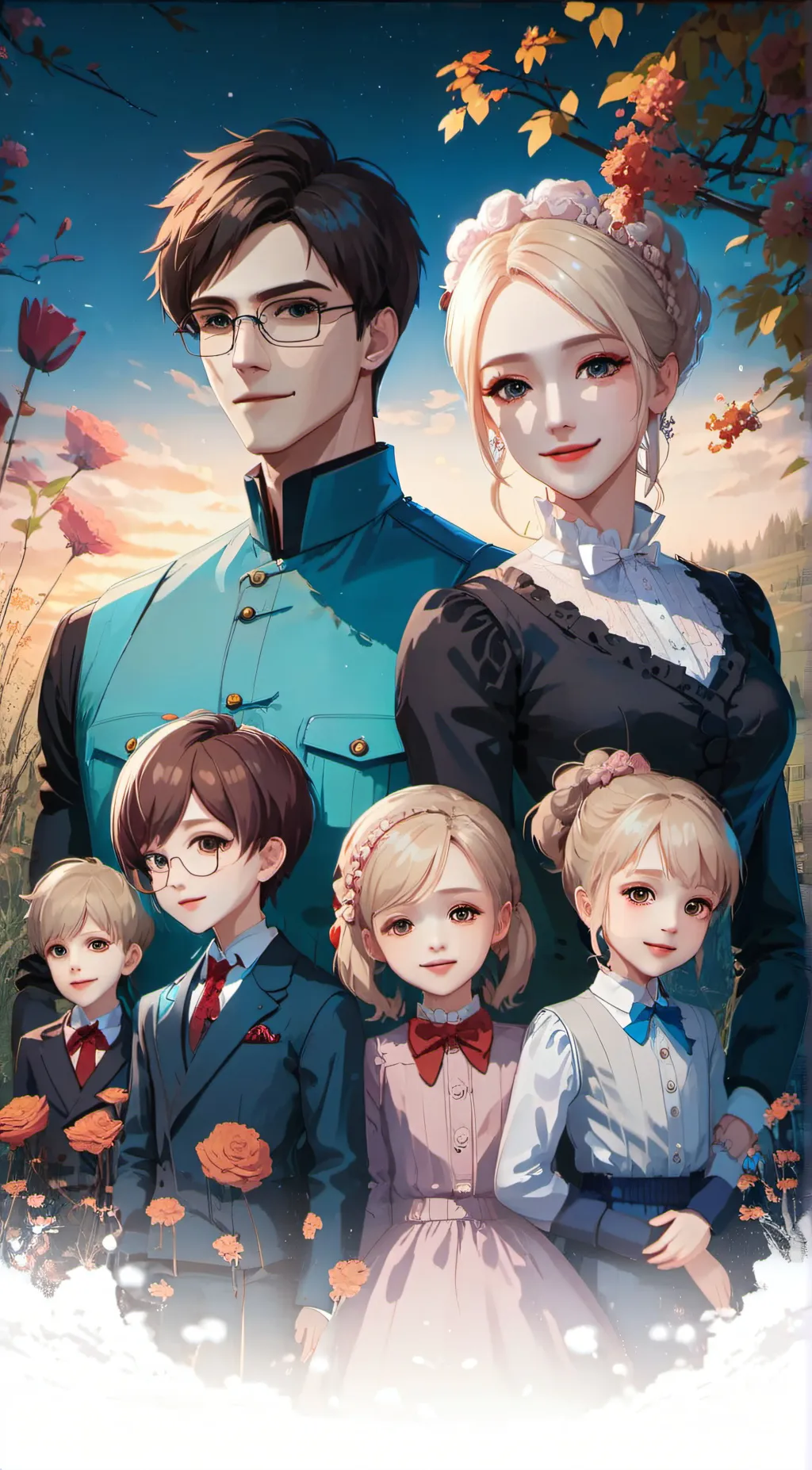 ai character: afton family  background