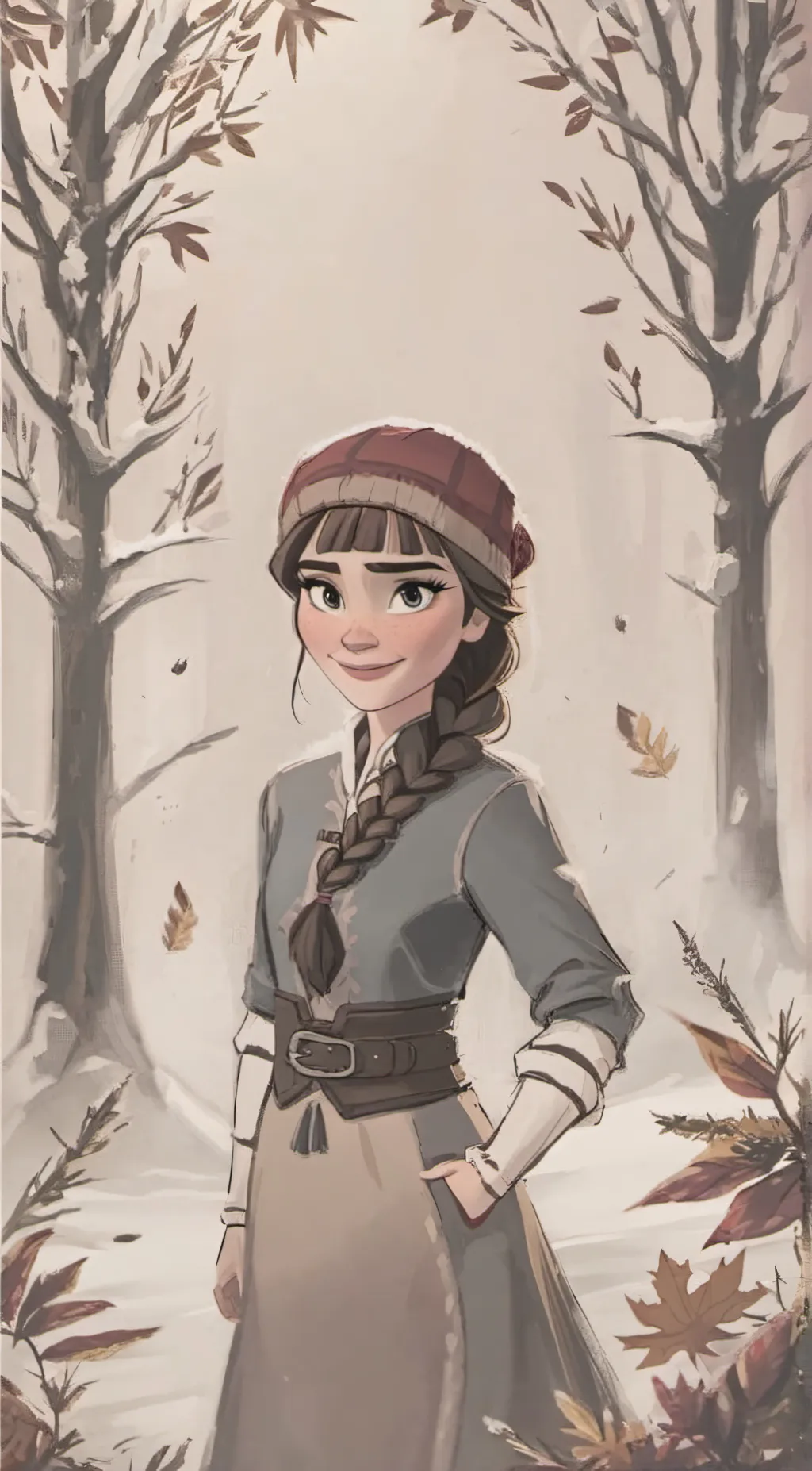 ai character: honeymaren background