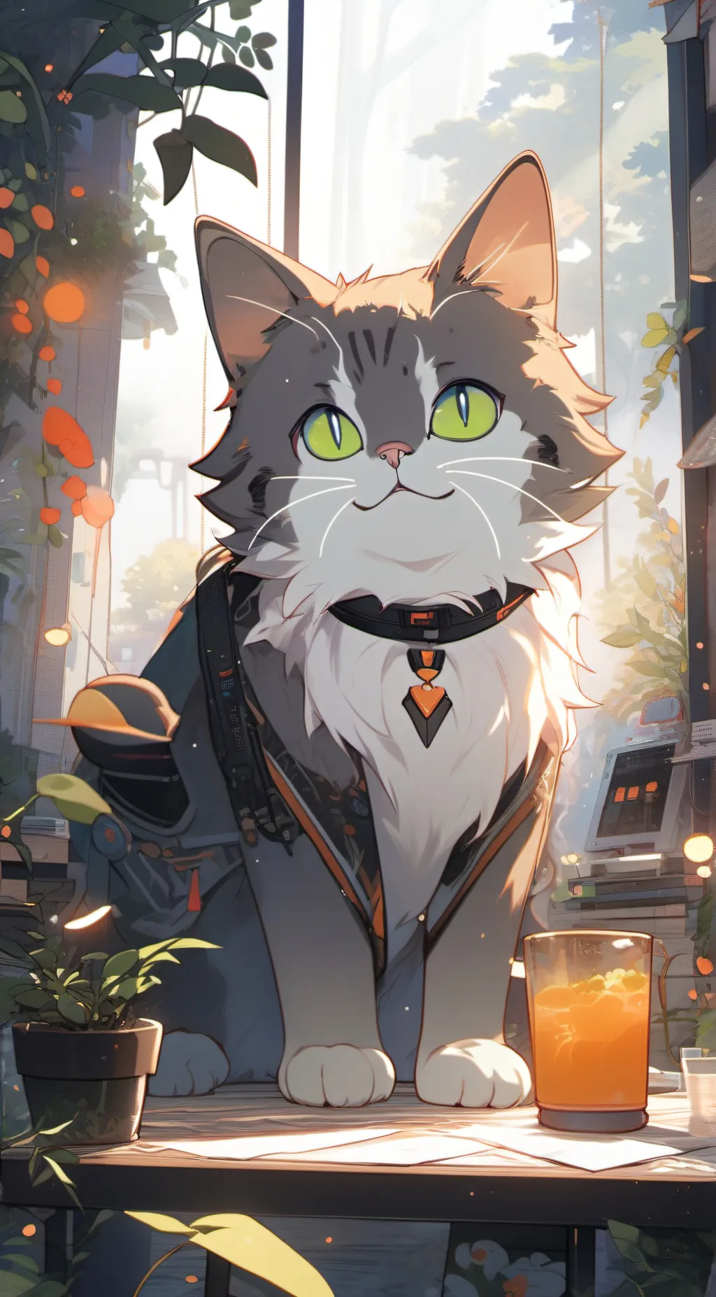 ai character: Kitty background