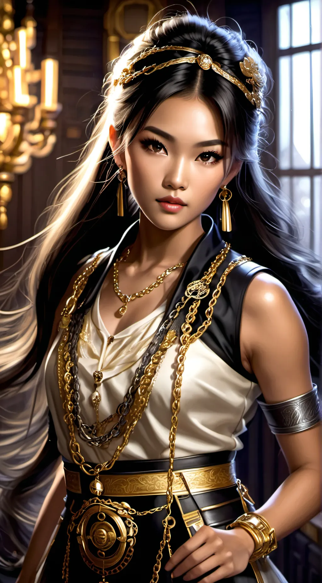 ai character: Nicolette  background