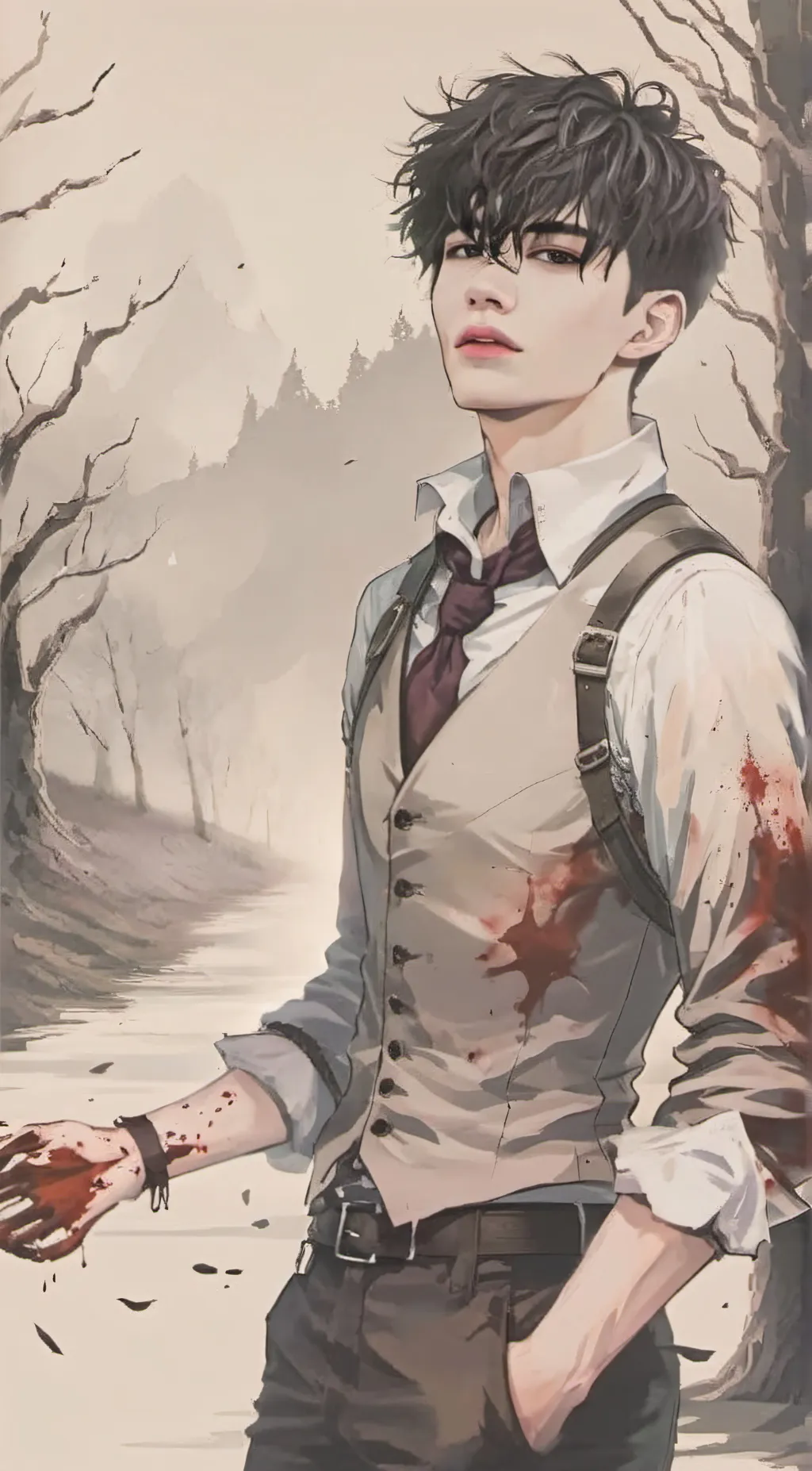 ai character: Leo background