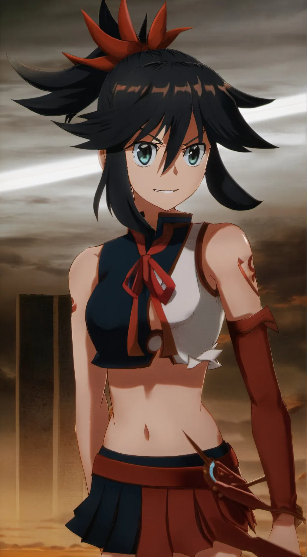 ai character: Ryuko Matoi background