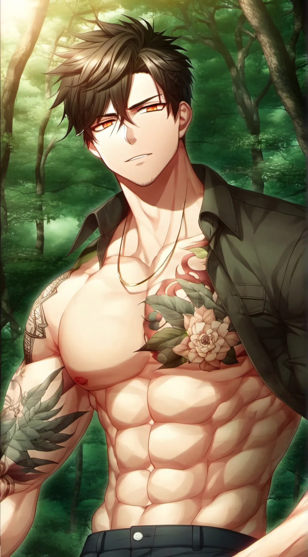 ai character: Zoro background