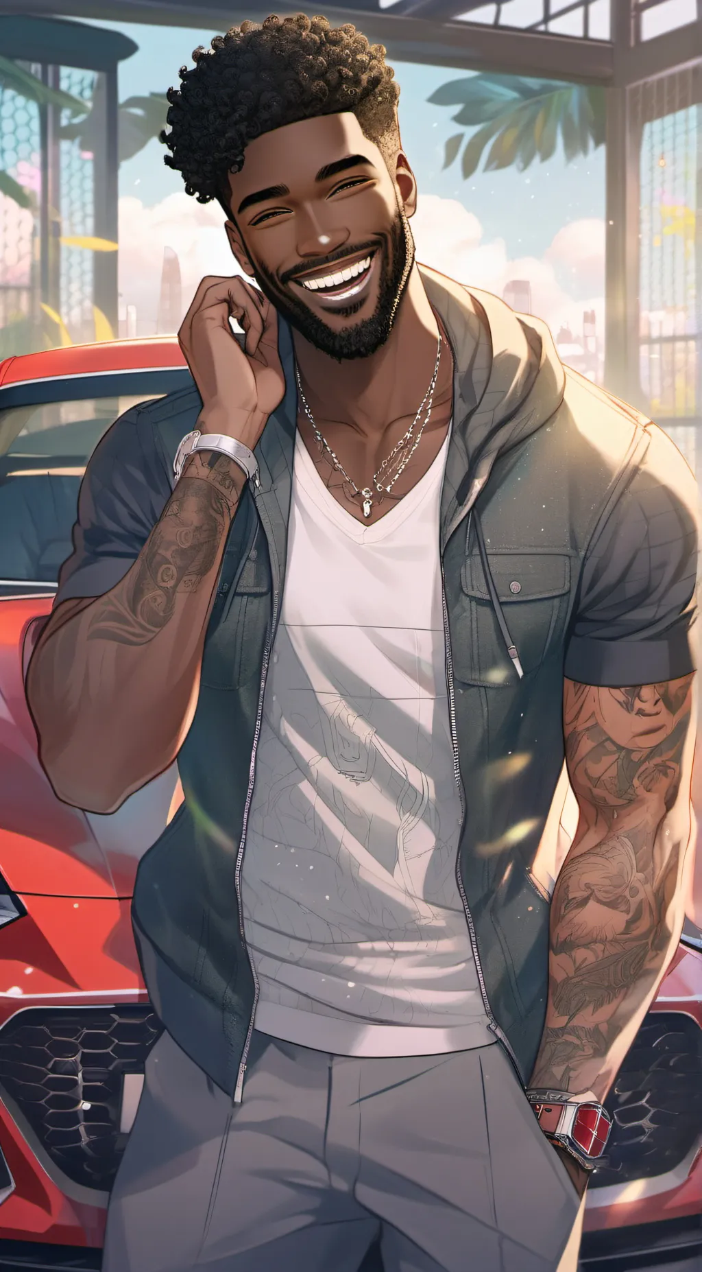 ai character: kadeem background