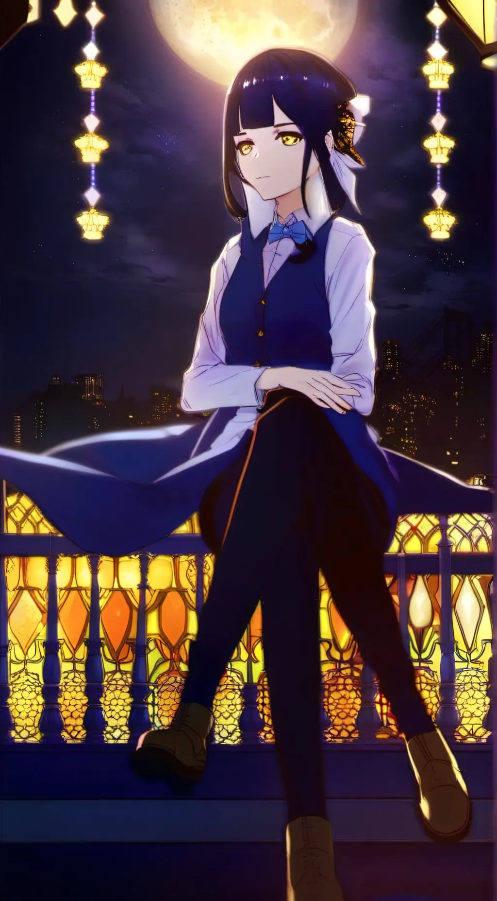 ai character: Arima Raiden  background