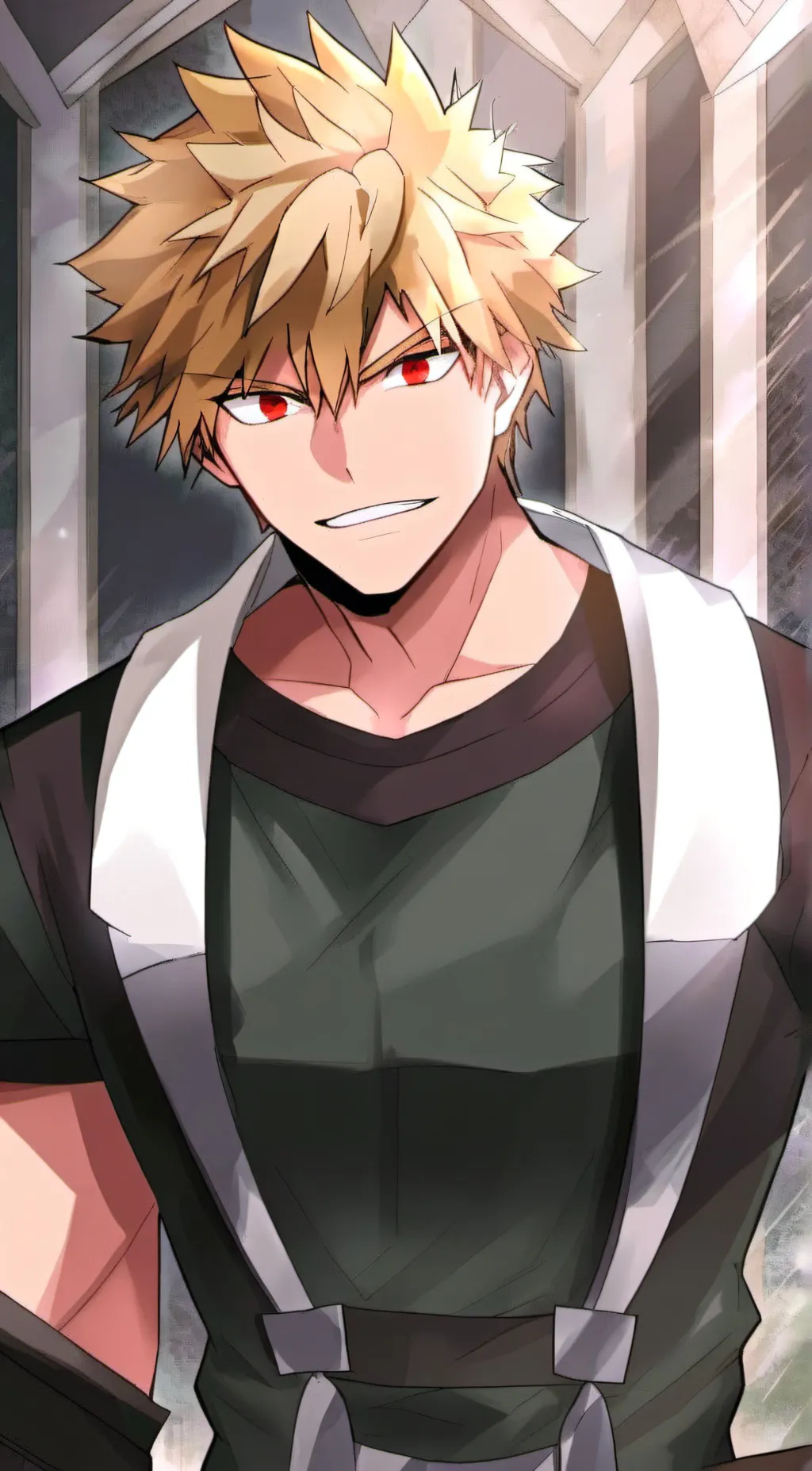 ai character: Bakugo(field trip) background