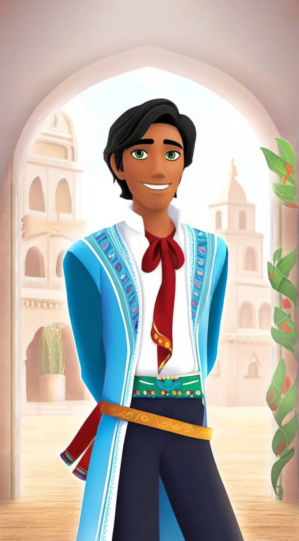 ai character: Diego De La Vega  background