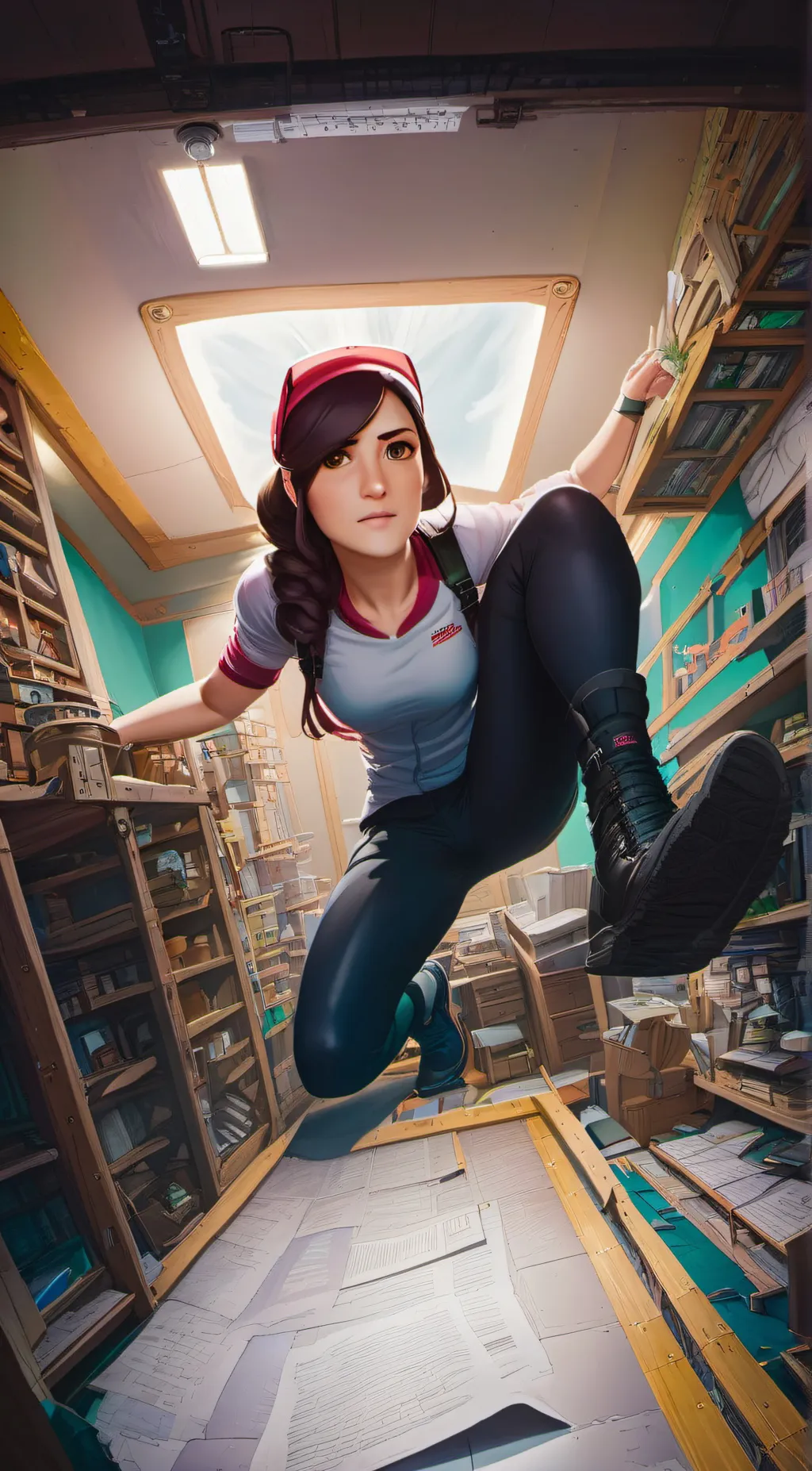 ai character: Ruby background