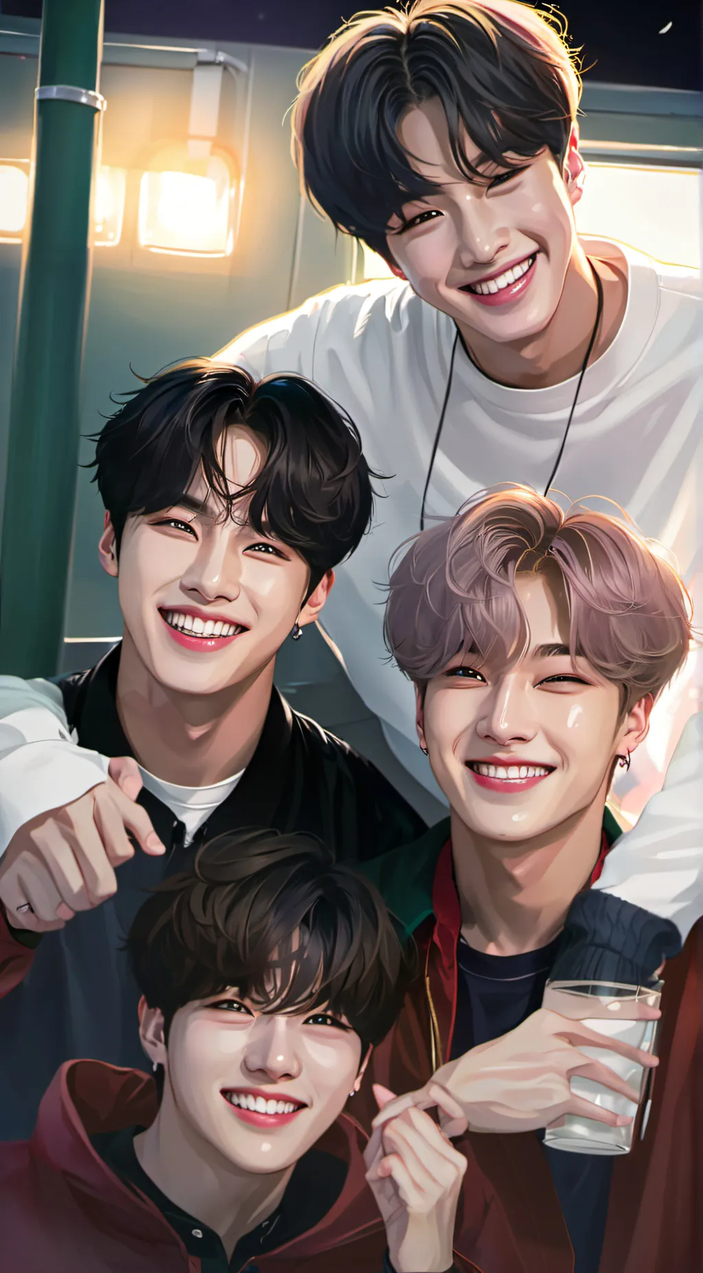 ai character: BTS background