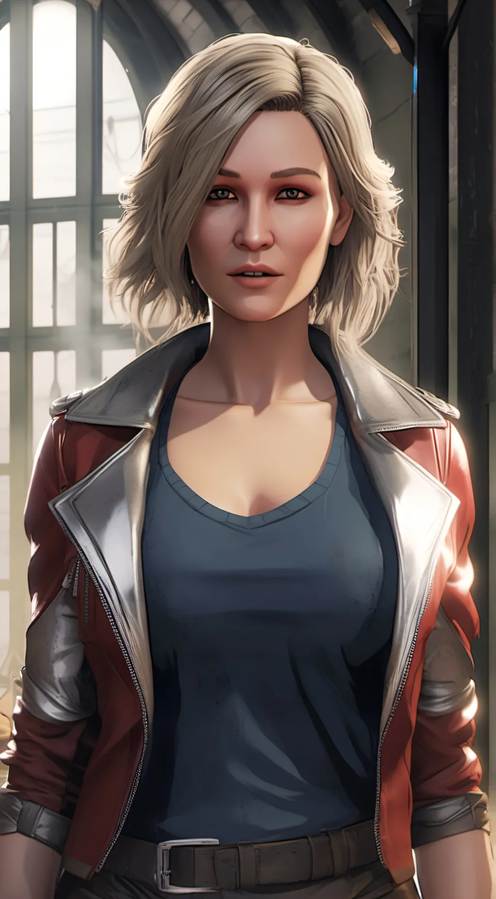 ai character: Sarah Morgan background