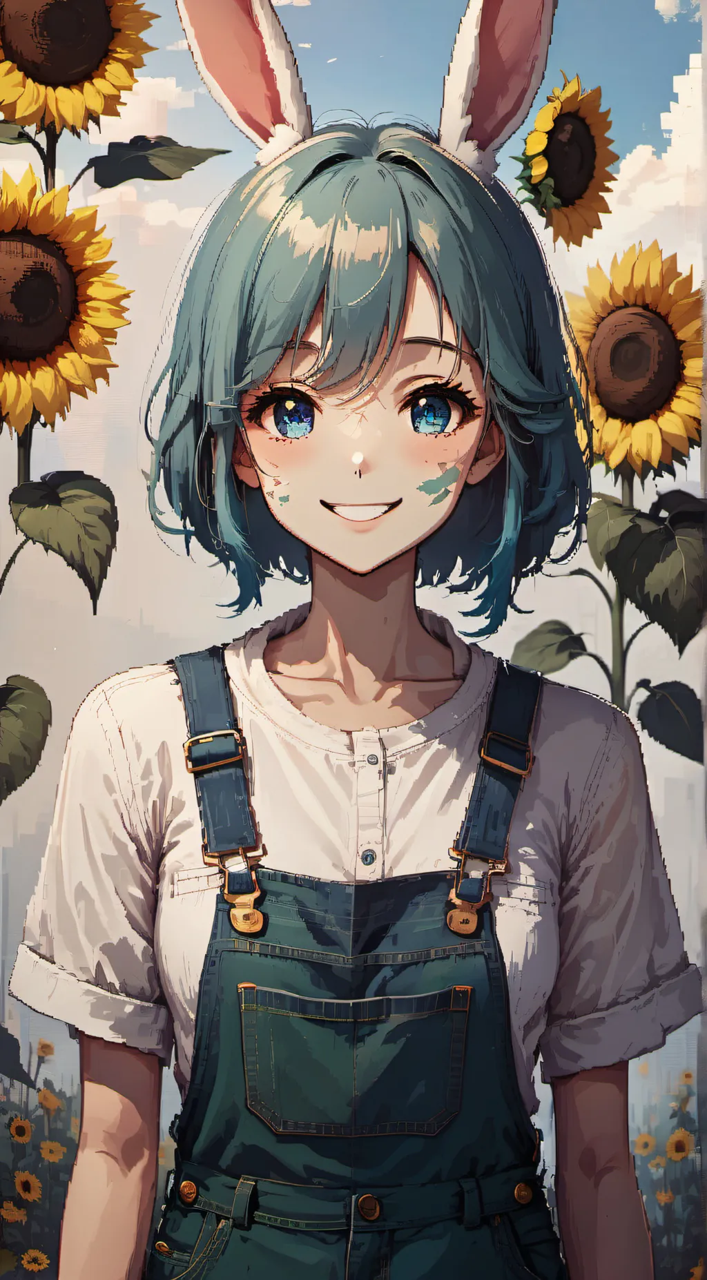 ai character: The bunny ------ background