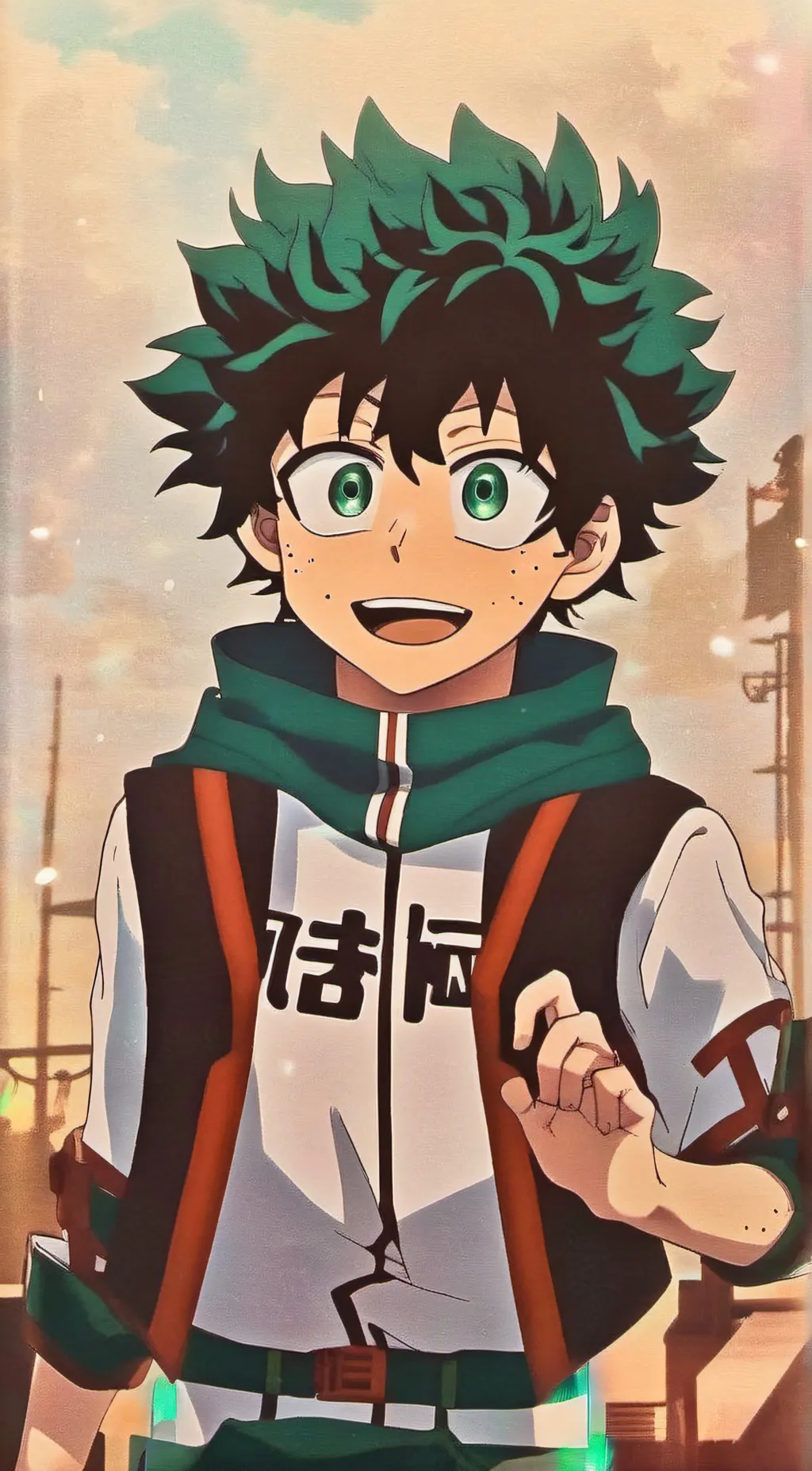 ai character: Izuku Midoriya  background