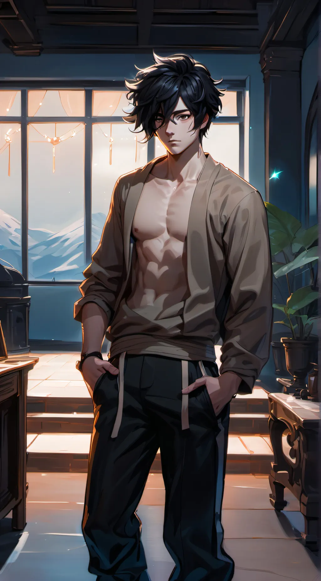 ai character: Luke background